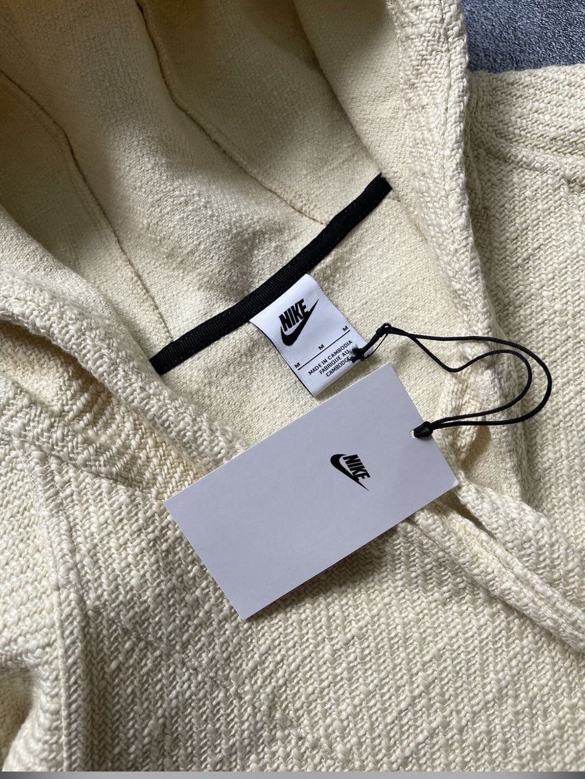 Nike × Stussy NWT Nike x Stussy NRG Pullover Hoodie Natural SS22 Fossil Size US M / EU 48-50 / 2 - 5 Thumbnail
