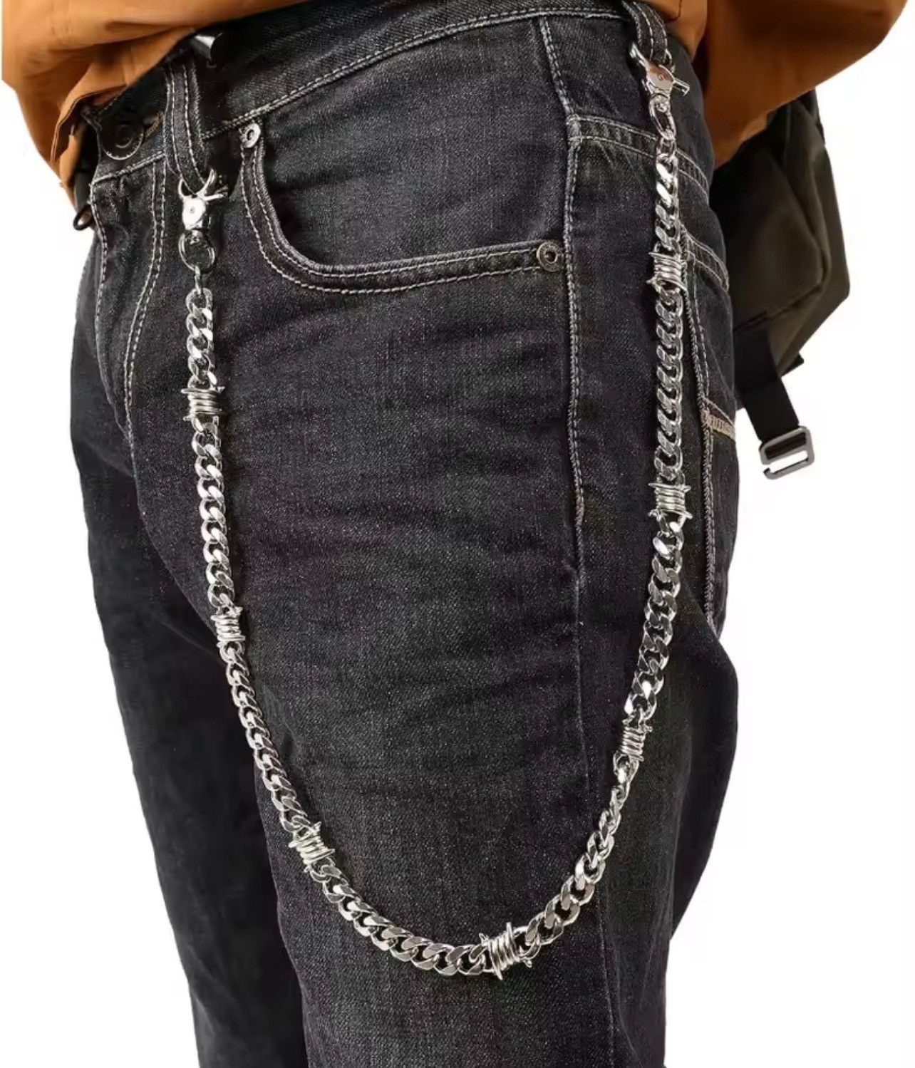 Vintage Round Clasp Cuban Wallet Chain Size ONE SIZE - 3 Thumbnail