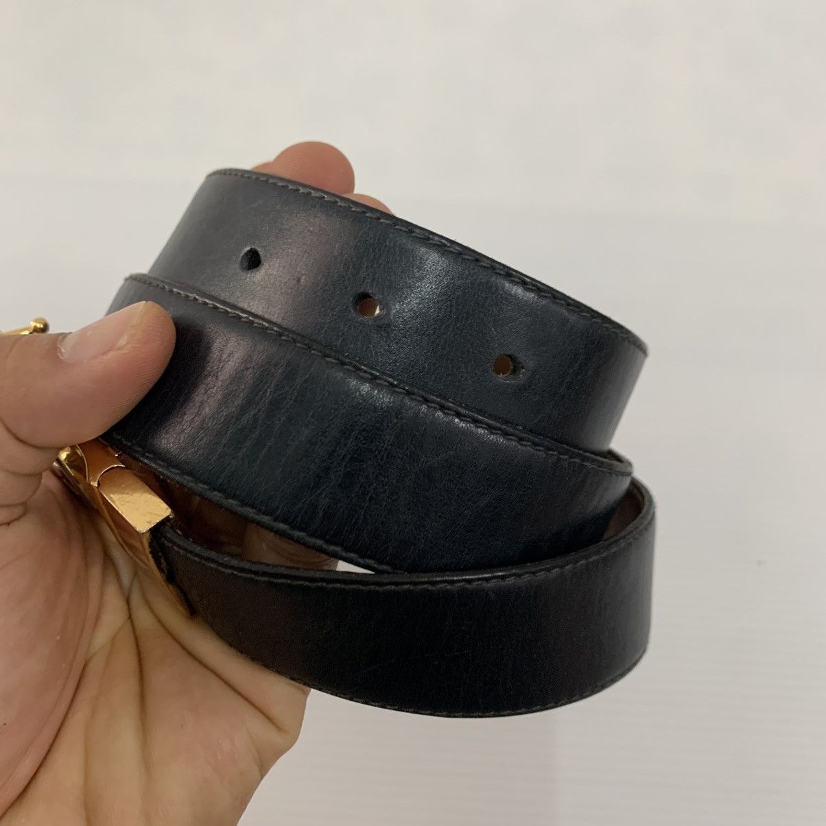 Gucci Gucci Two Tone Colour Leather Belt Size 34 - 5 Thumbnail