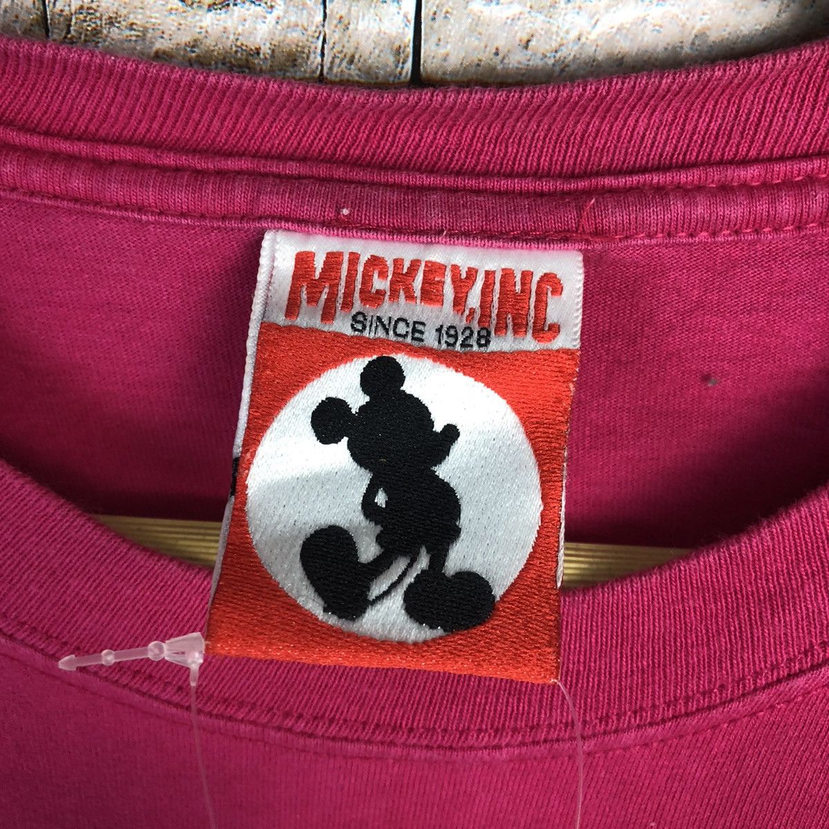 Cartoon Network × Disney × Mickey Mouse Mickey Mouse vintage Pink T-Shirt #A799 Size US XL / EU 56 / 4 - 10 Thumbnail