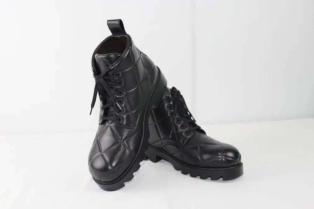 Bottega Veneta o1rshd1 Q:2 / Quilted Strut Boots in Black Size US 11 / EU 44 - 9 Thumbnail
