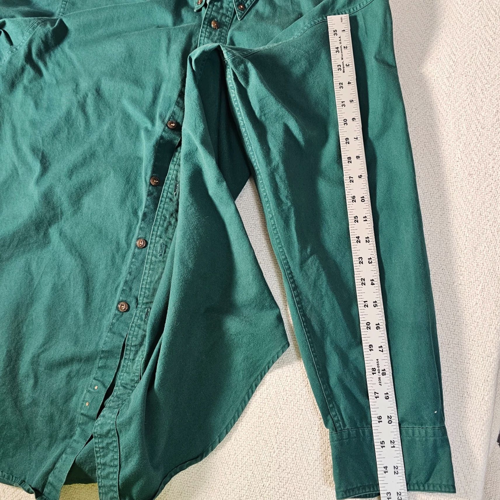 Chaps CHAPS Ralph Lauren Button Down Shirt Mens Size L Green Easy Care Chest Logo Shirt Size US L / EU 52-54 / 3 - 7 Thumbnail