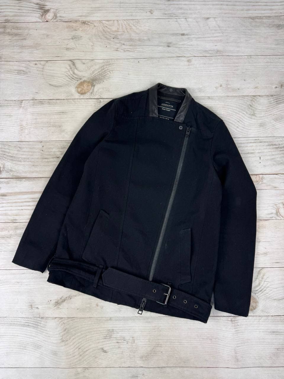 Allsaints Allsaints Women Jacket Wool Biker Size S / US 4 / IT 40 - 1 Thumbnail