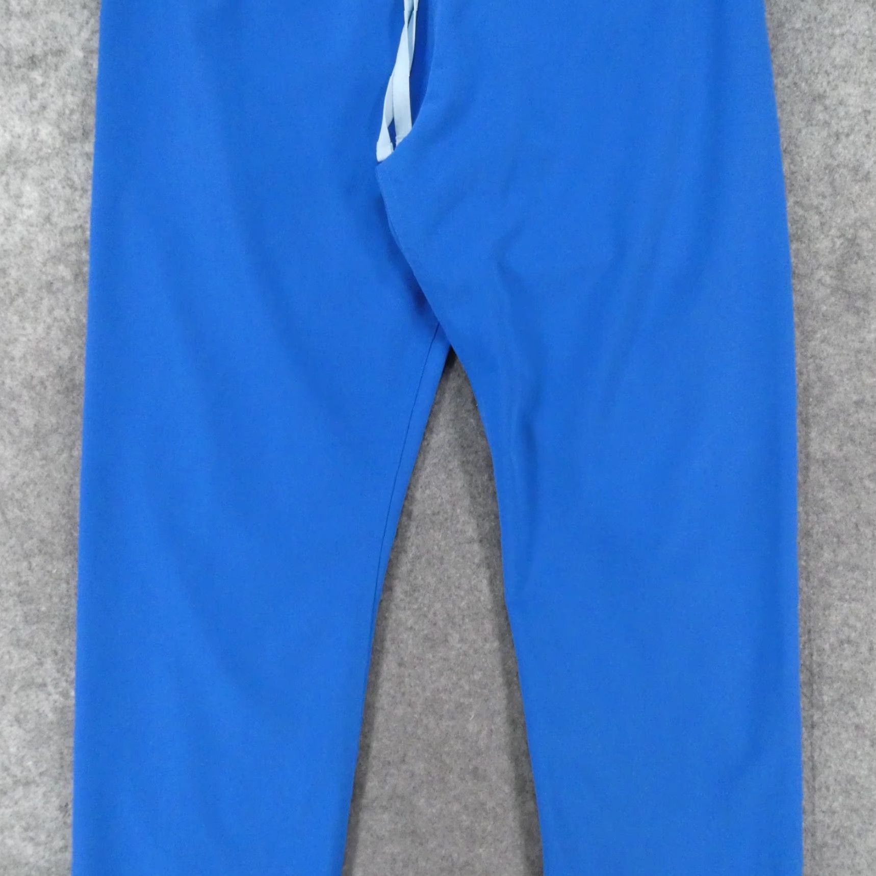Vintage Figs Technical Collection Scrub Pants Adult Large Blue w Drawstring Size US 33 - 4 Thumbnail