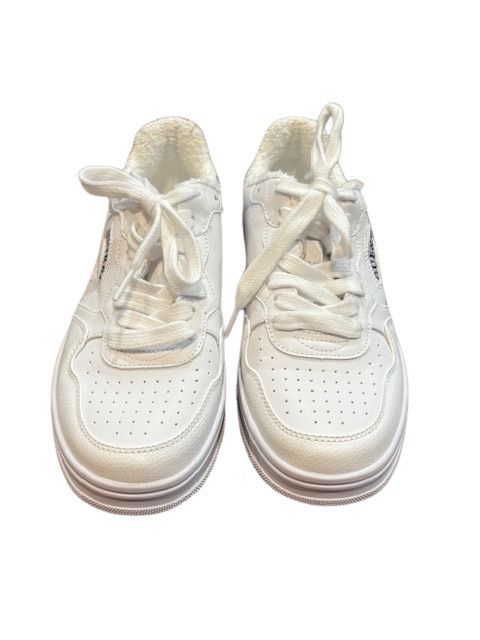 Guess GUESS Sybella Low Top Round Tow Sneakers in White Size US 8 / IT 38 - 4 Thumbnail