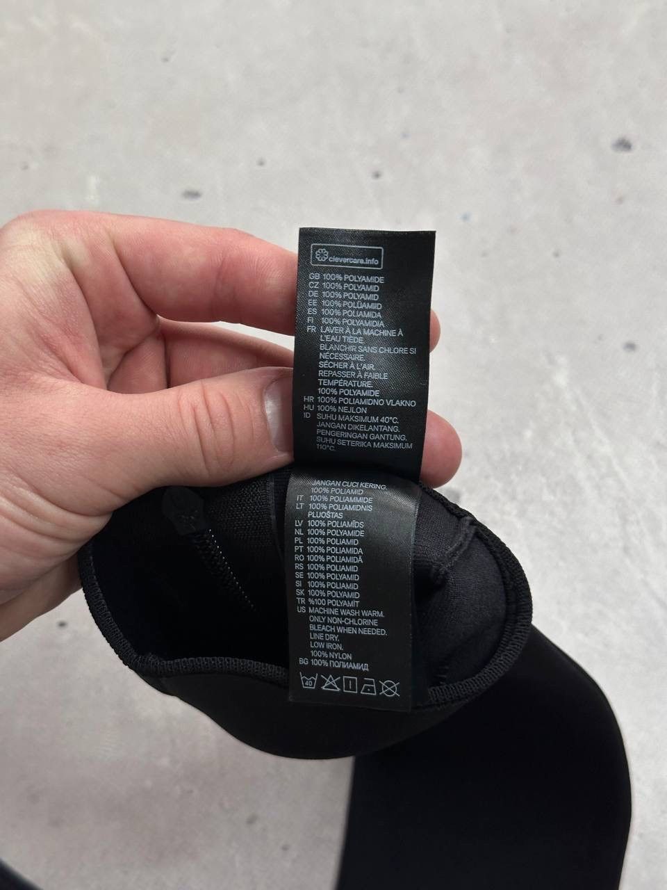Alexander Wang Alexander Wang x H&M Long Black Zip Gloves M Designer Y2K Size ONE SIZE - 9 Thumbnail