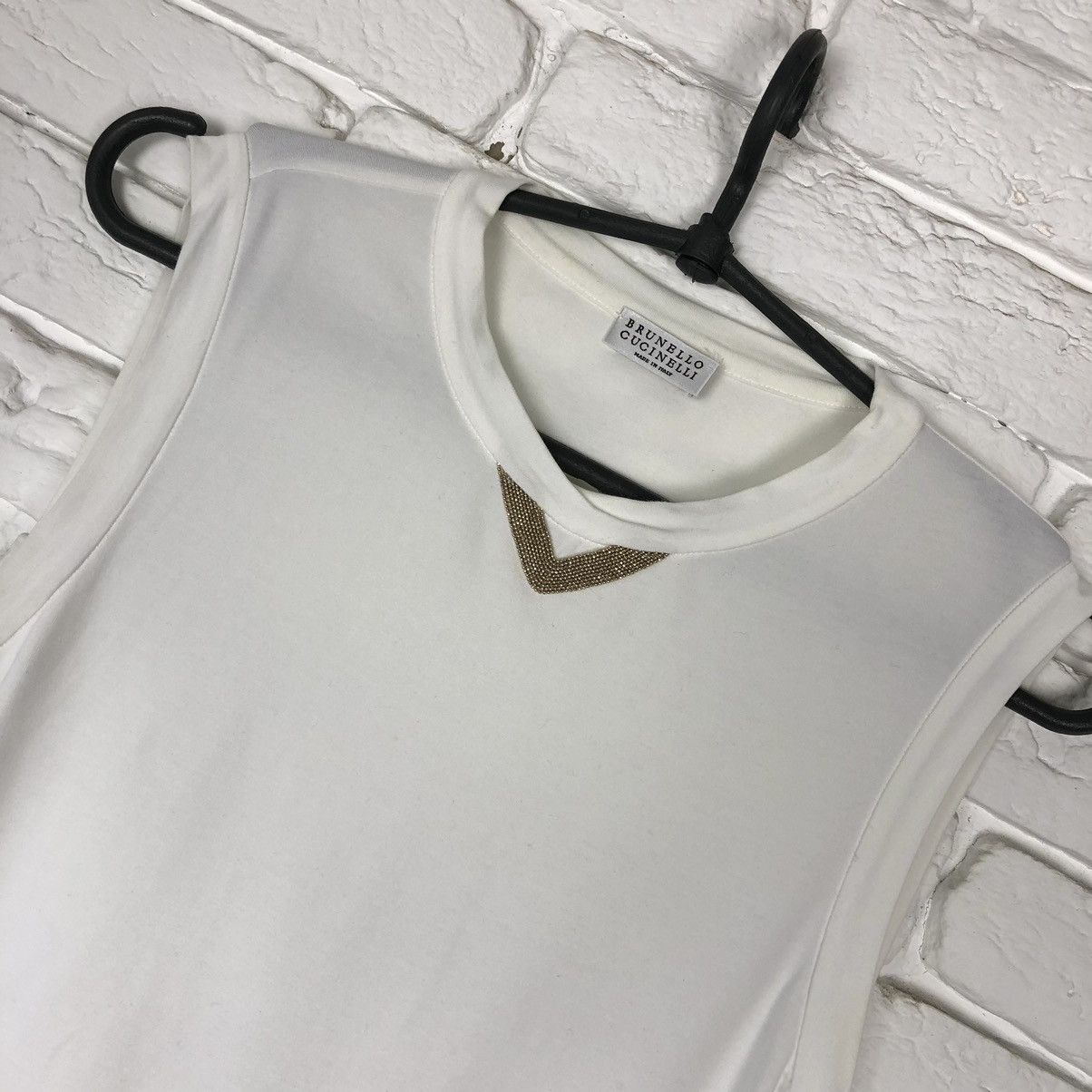 Brunello Cucinelli Brunello Cucinelli tank top Size S / US 4 / IT 40 - 2 Thumbnail