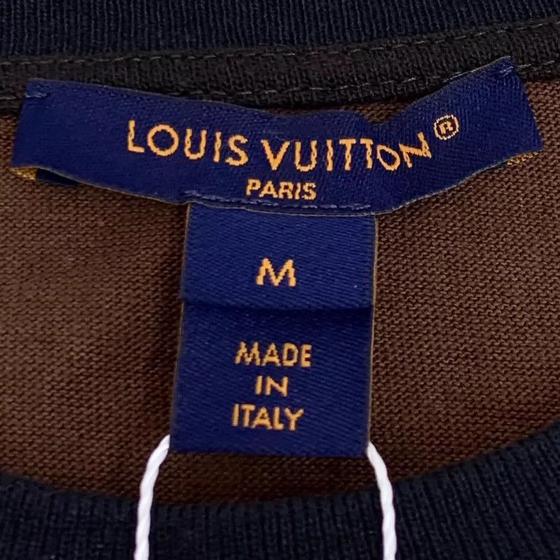 Louis Vuitton Louis Vuitton Brown Logo Print Cotton TShirt-2506 Size US M / EU 48-50 / 2 - 6 Thumbnail