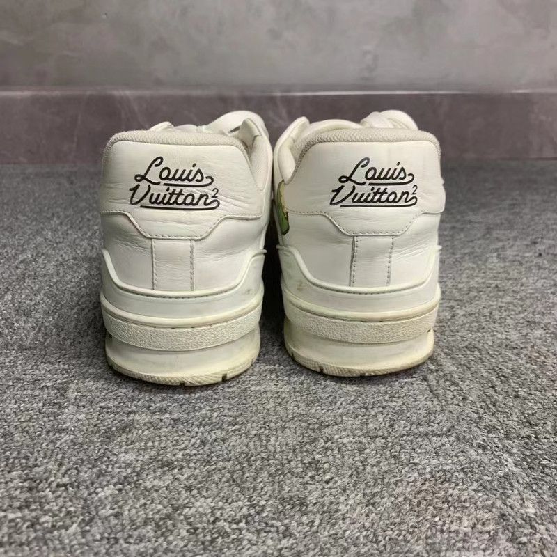 Louis Vuitton Nigo x Louis Vuitton White Trainer Sneakers - Size US 9.5 / EU 42-43 - 3 Thumbnail