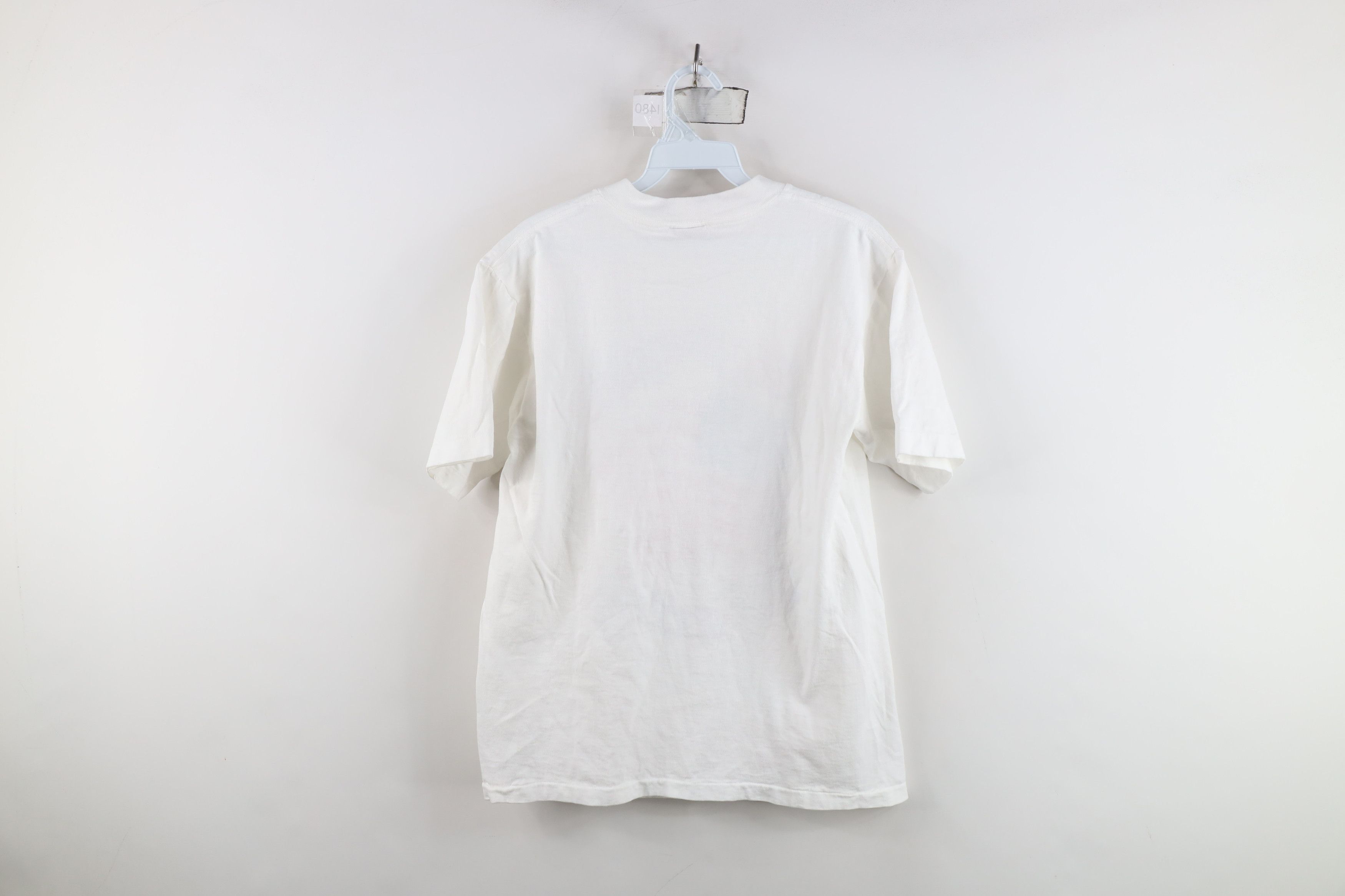 Vintage Vintage 80s 90s IOU Skateboarding USA Flag T-Shirt White Size US L / EU 52-54 / 3 - 10 Thumbnail