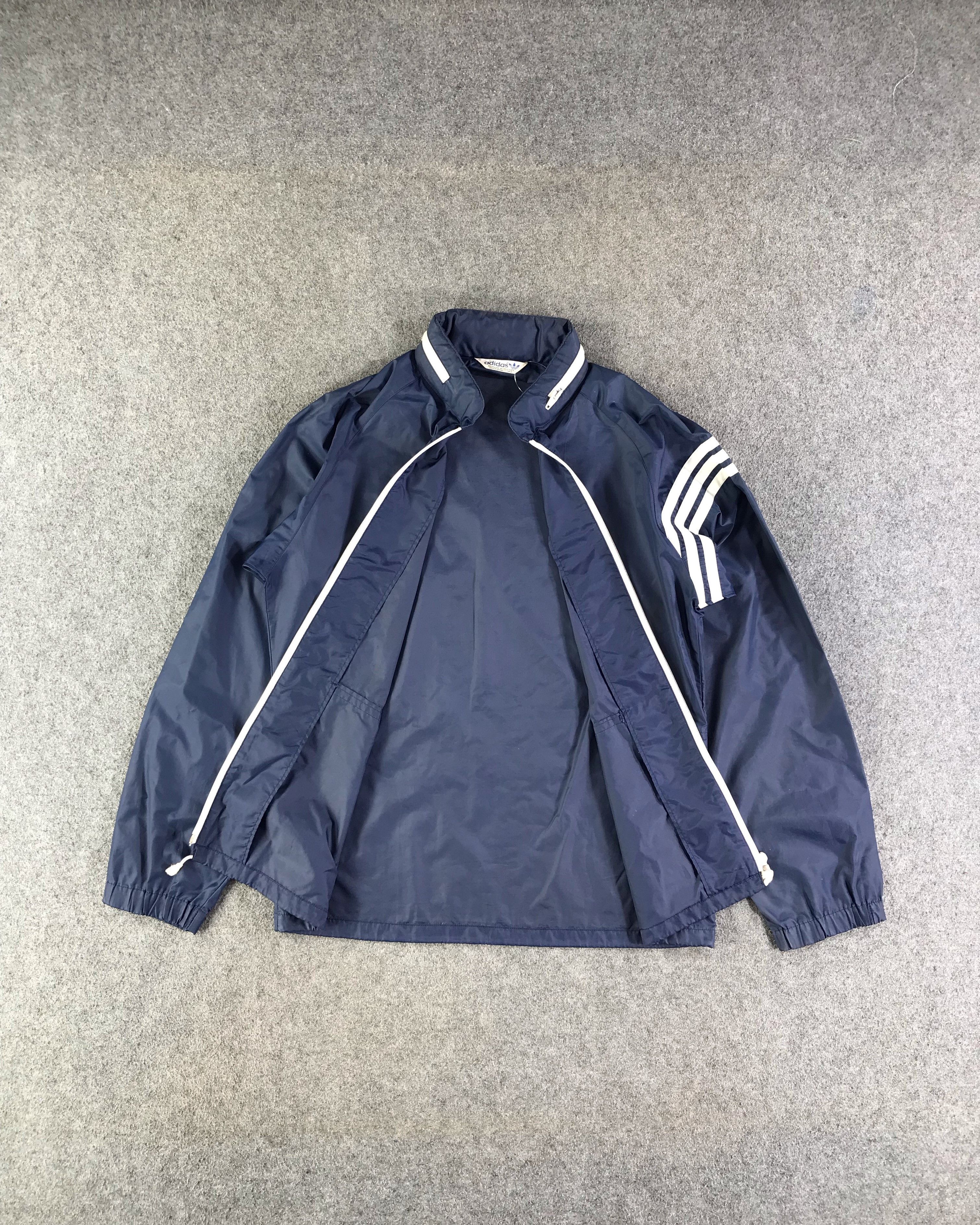 Adidas Vintage Adidas Trefoil Full Zip Windbreaker Jacket -JC253 Size US M / EU 48-50 / 2 - 2 Thumbnail
