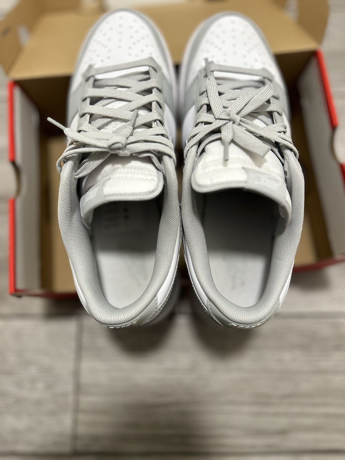 Nike nike dunk grey fog Size US 12 / EU 45 - 5 Thumbnail