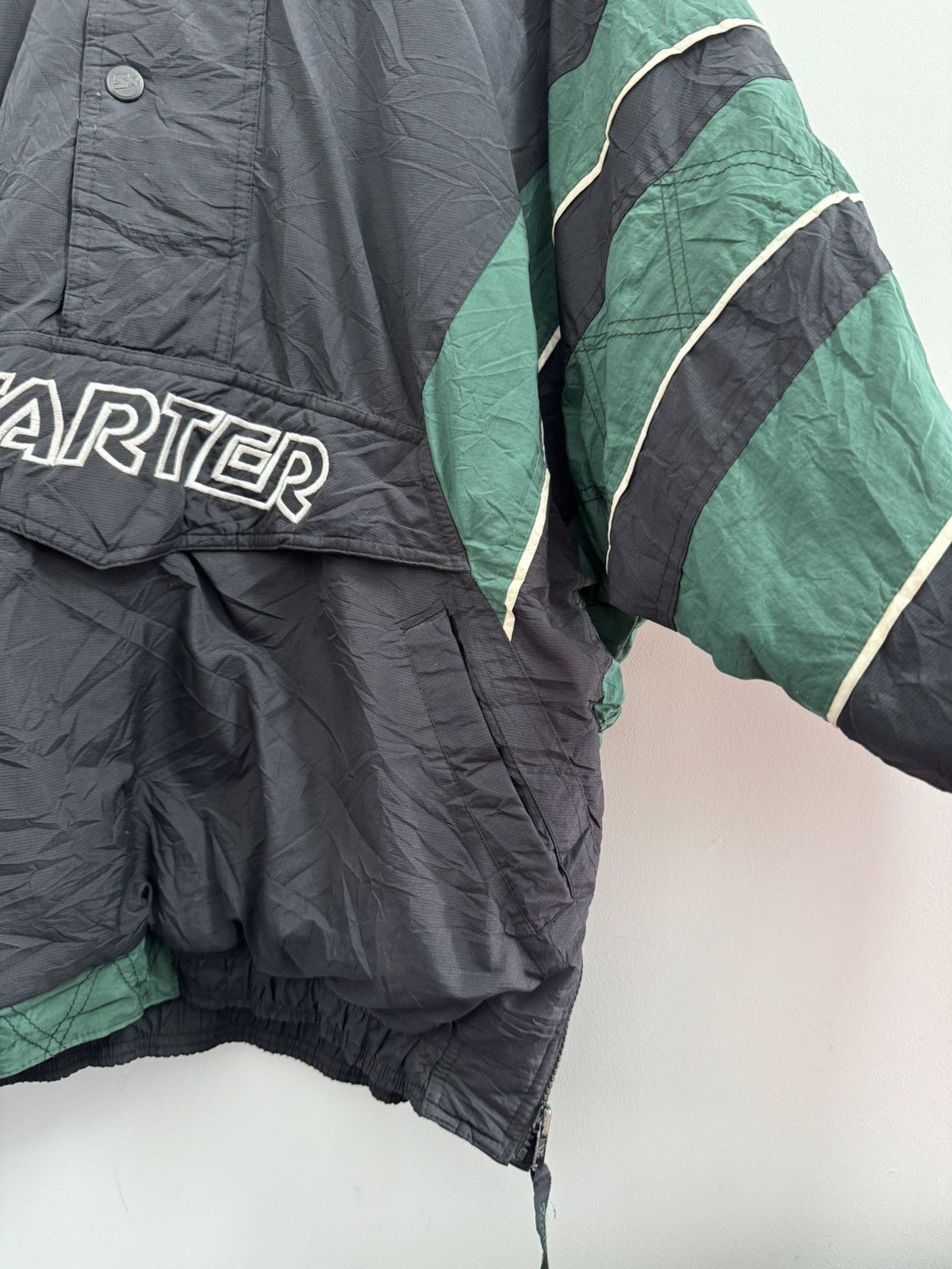 Starter Vintage 90's Starter Big Logo Embroidery Jacket Pullover Size US XL / EU 56 / 4 - 5 Thumbnail