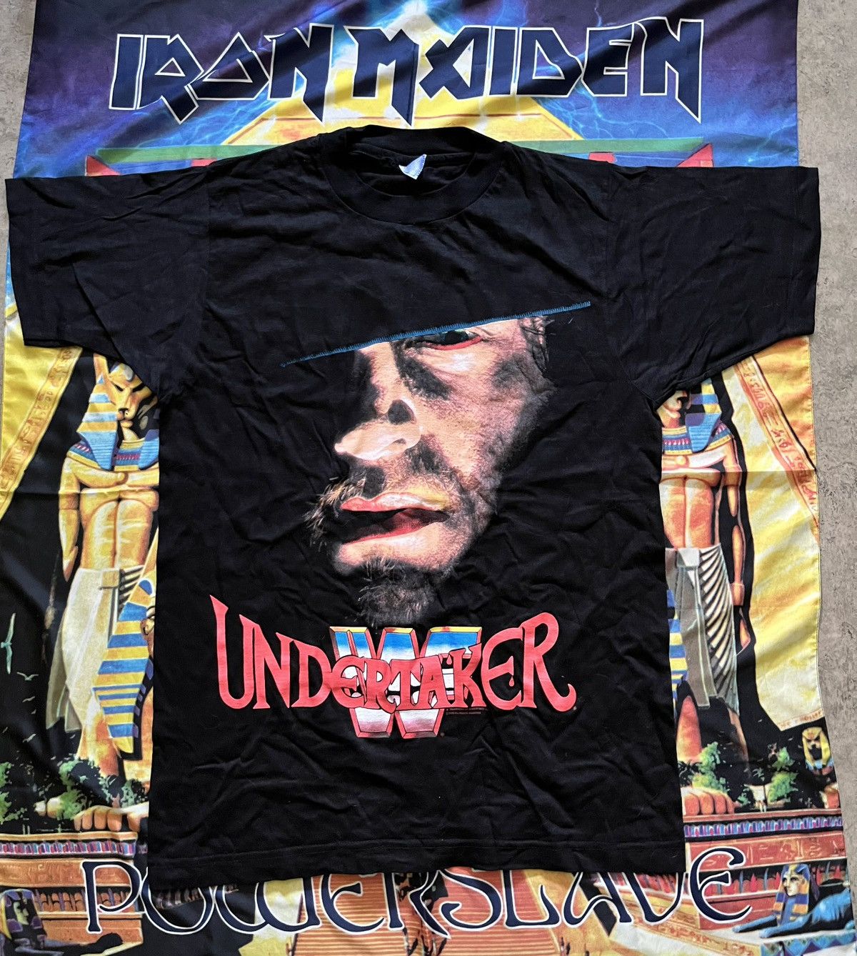 Vintage × WWE × WWF Vintage Undertaker Wrestling Shirt 90s M Titan Sports Size US M / EU 48-50 / 2 - 1 Thumbnail