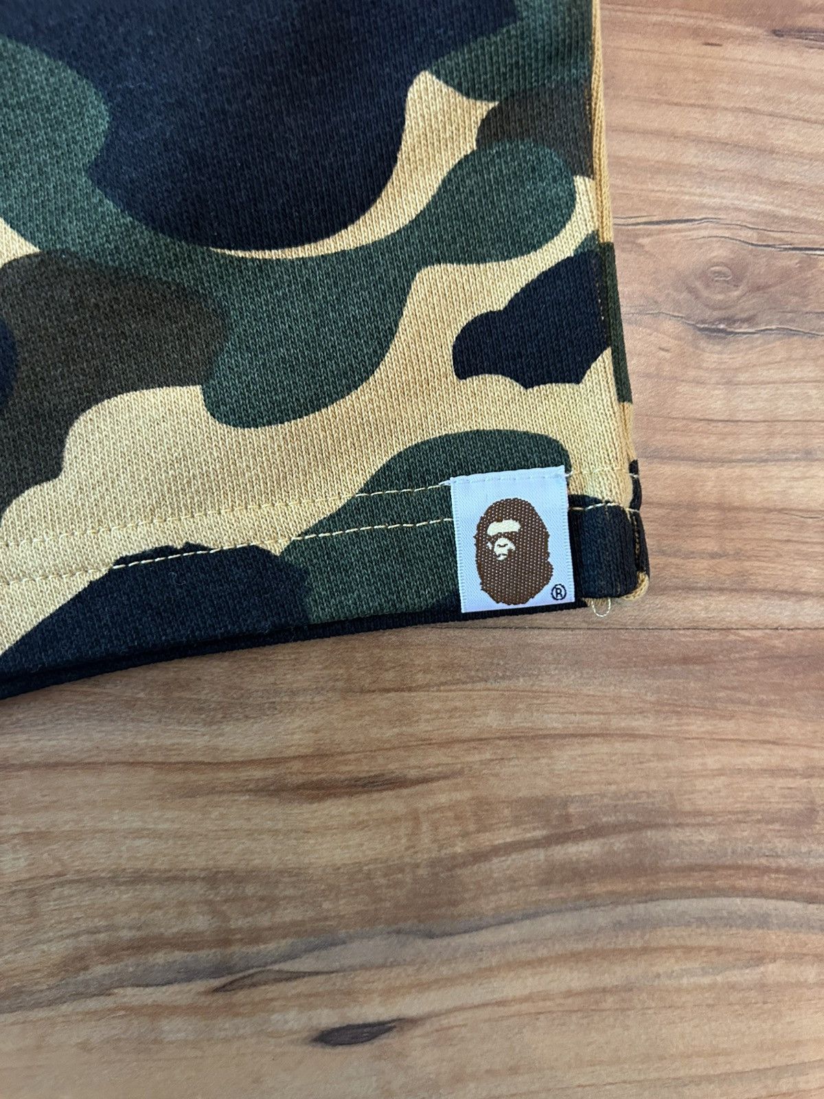 Bape NEW Bape Yellow Camo 1st Camo Sweat Shorts Size US 34 / EU 50 - 7 Thumbnail