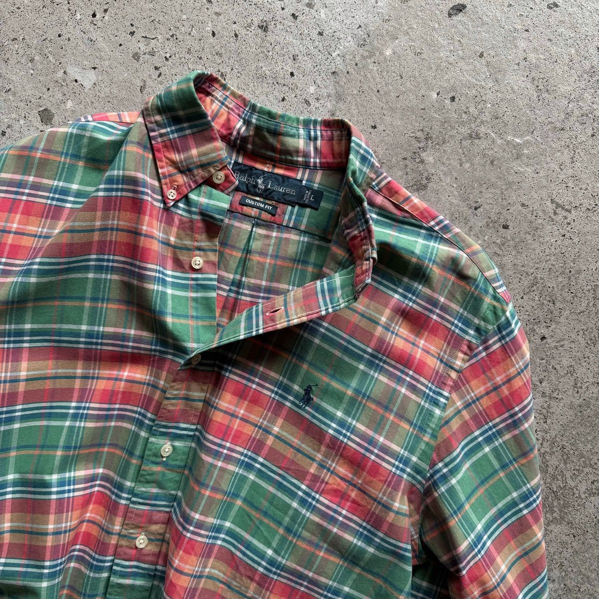 Ralph Lauren Ralph Lauren Mens Multicolor Plaid Custom Fit Button Shirt Size US L / EU 52-54 / 3 - 3 Thumbnail