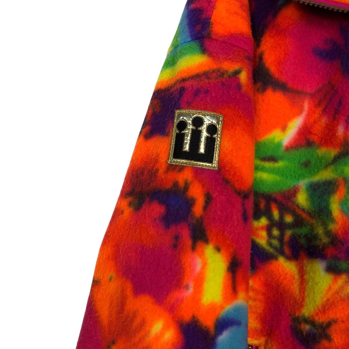 Japanese Brand × Vintage 📌Colourful Anorak Half Zipper Fleece Jacket Goldwin Japan Size US L / EU 52-54 / 3 - 15 Thumbnail