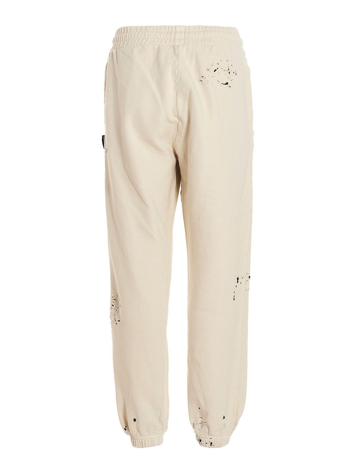Palm Angels o1gr1nt0425 Gd Glittered Logo Sweatpants & Joggers Off White Size US 30 / EU 46 - 2 Thumbnail