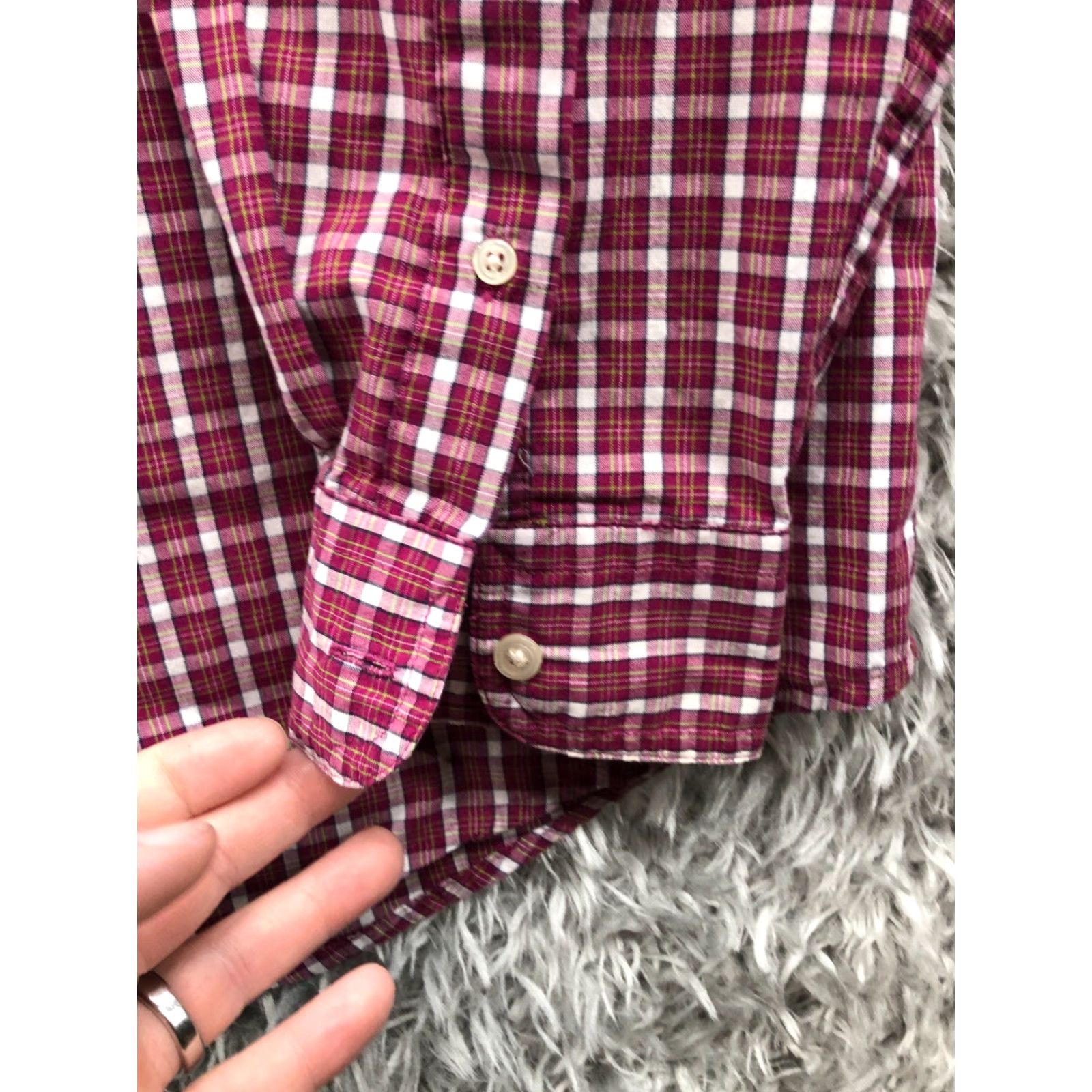Chaps Chaps Shirt Mens L Long Sleeve Button-Down Easy Care Check Red Size US L / EU 52-54 / 3 - 4 Thumbnail