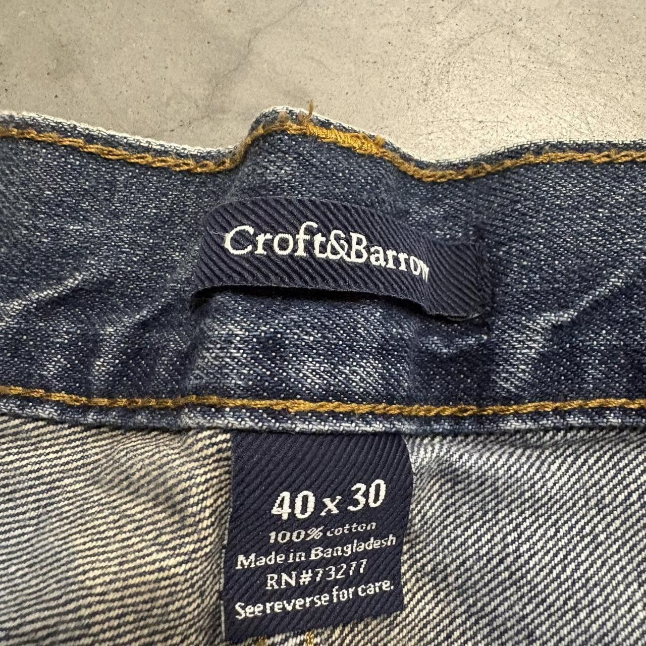 Vintage Crazy Vintage Y2K/2000s Super Baggy Workwear Style Medium Wash Denim Jeans! Size US 40 / EU 56 - 8 Thumbnail