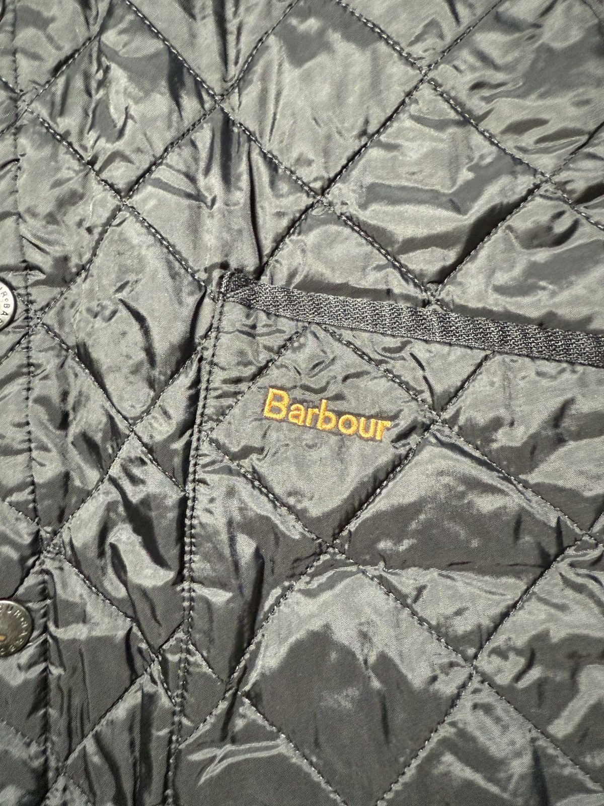 Barbour Barbour Liddesdale Quilted Jacket Black Cord Collar S Size US S / EU 44-46 / 1 - 4 Thumbnail