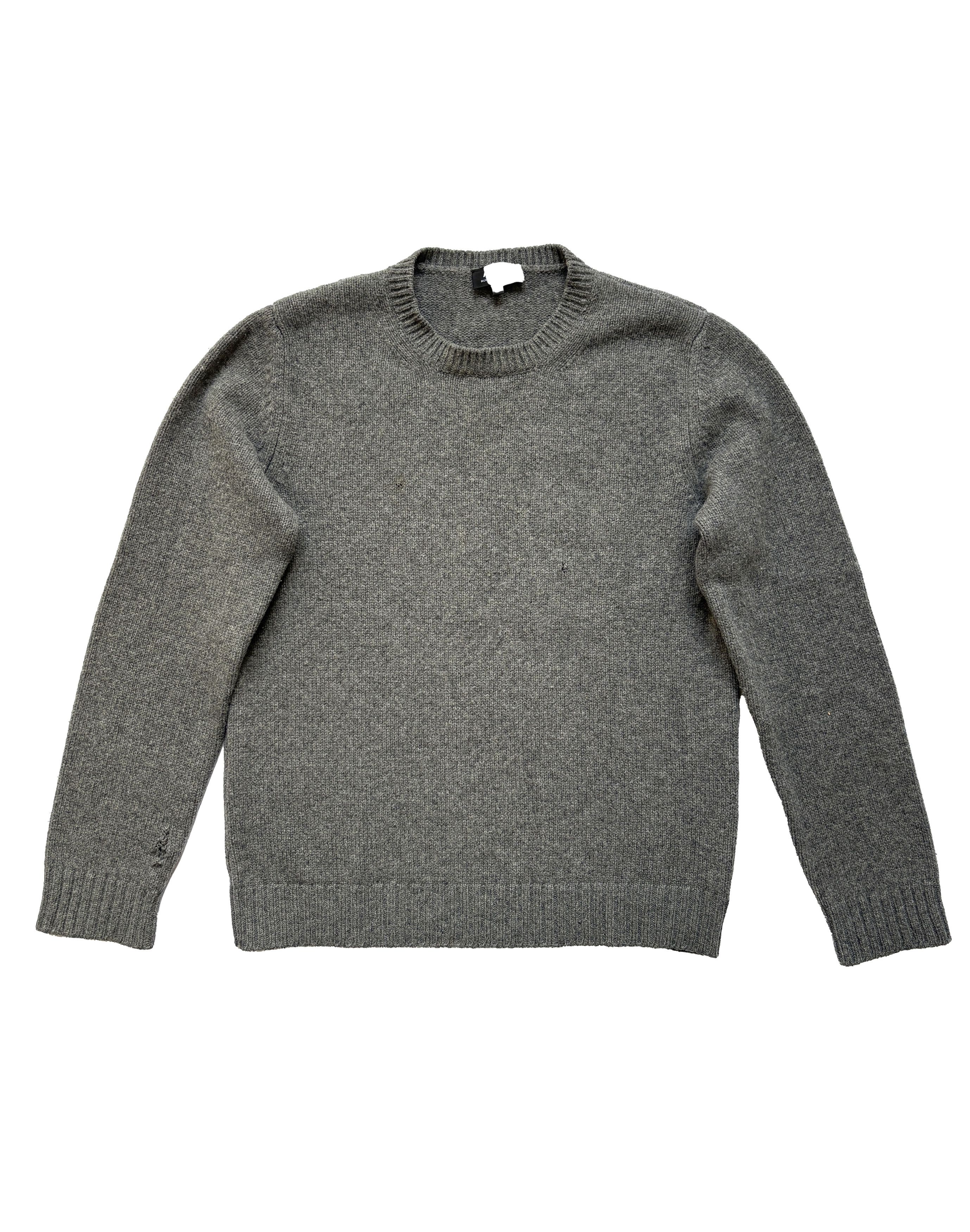 A.P.C. ⚡️QUICK SALE⚡️A.P.C. Gray Crewneck Wool Knit Sweater Size US S / EU 44-46 / 1 - 1 Thumbnail
