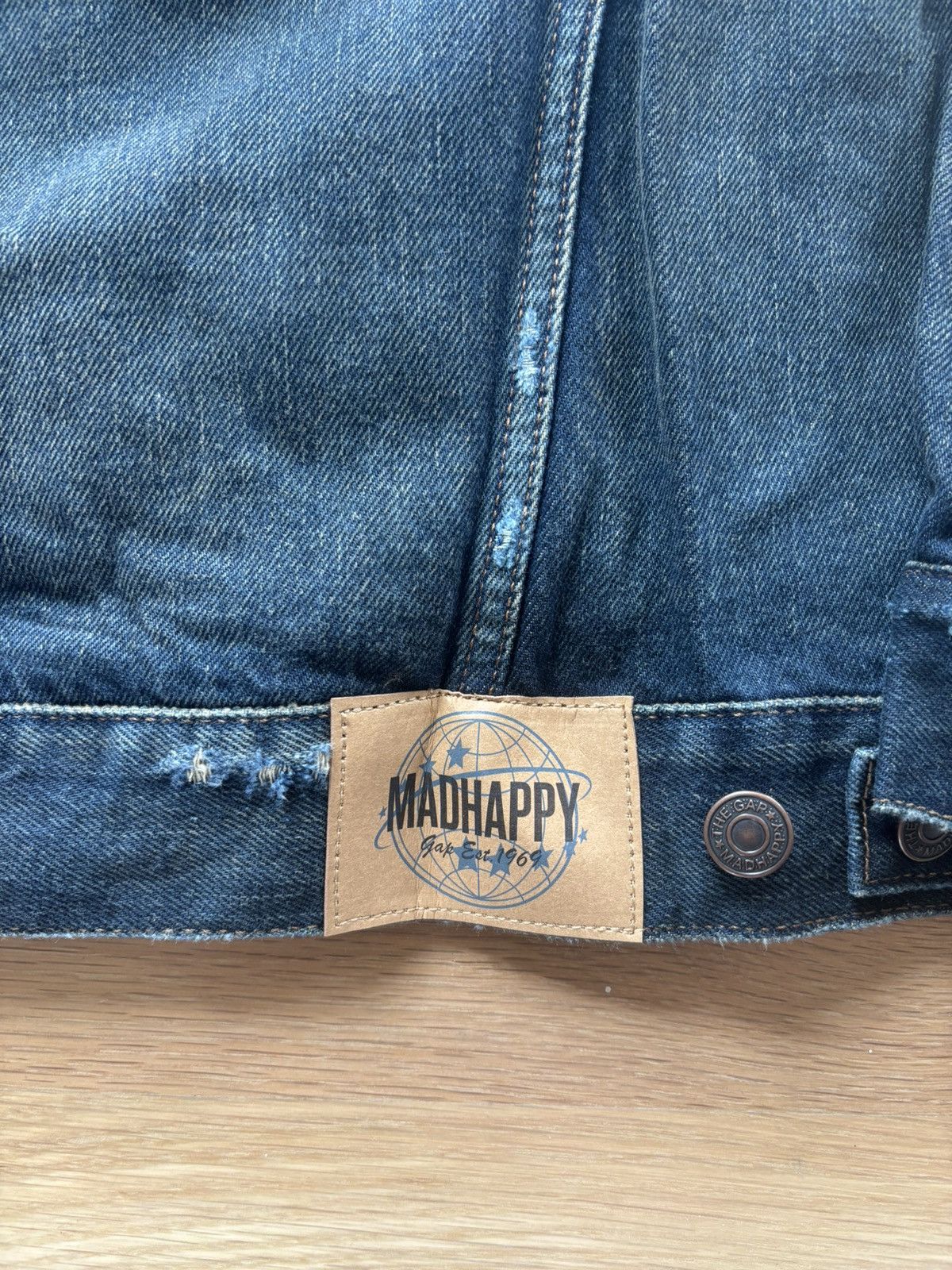 Gap × Madhappy Gap x MadHappy Sand-Washed Denim Trucker Jacket Size US XL / EU 56 / 4 - 5 Thumbnail