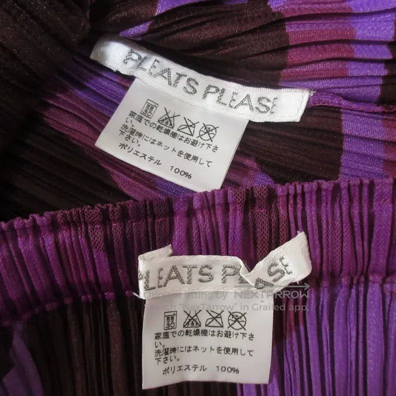 Issey Miyake Issey Miyake Purple Short Sleeve Size M / US 6-8 / IT 42-44 - 8 Thumbnail