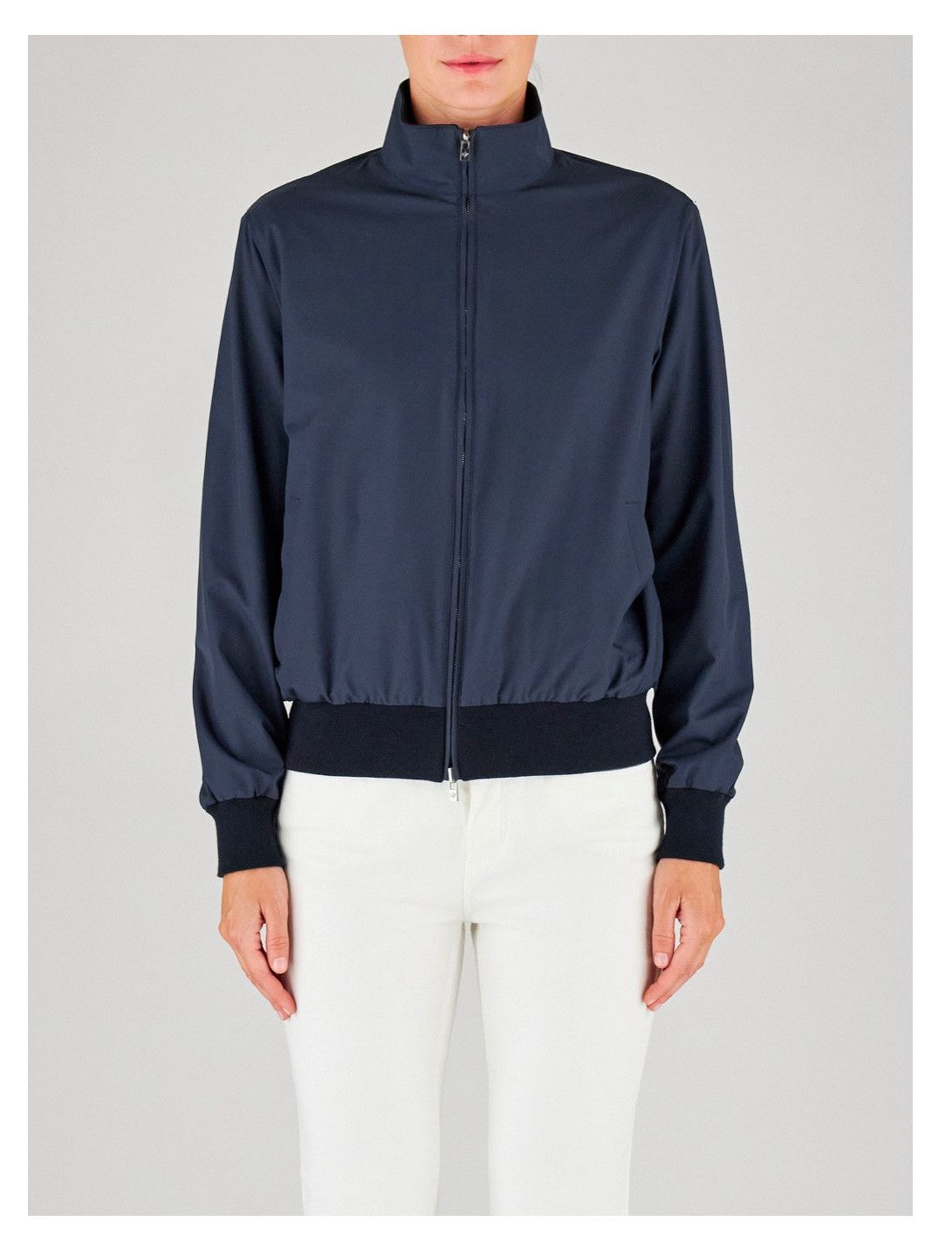 Loro Piana o1srvl11e0125 FAG3121 Reversible Bomber Jacket in Navy Blue Size XS / US 0-2 / IT 36-38 - 3 Thumbnail