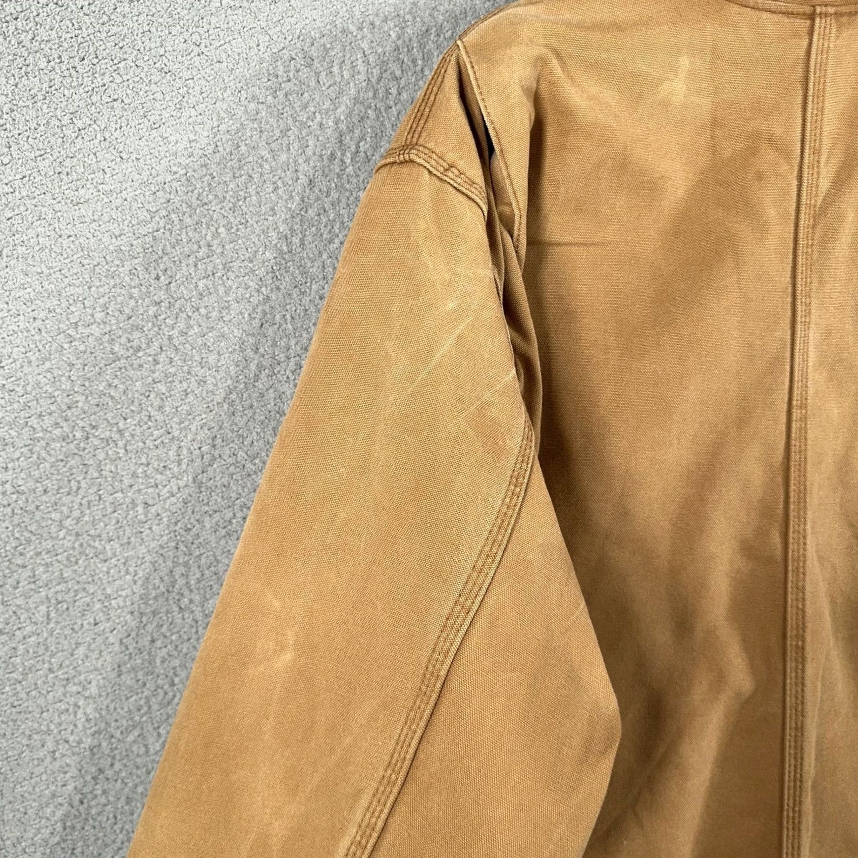 Dickies VINTAGE Dickies Jacket Corduroy Collar 2XL Brown Canvas Work Quilted Lined Insulated Wool 90s Mens Size US XXL / EU 58 / 5 - 7 Thumbnail