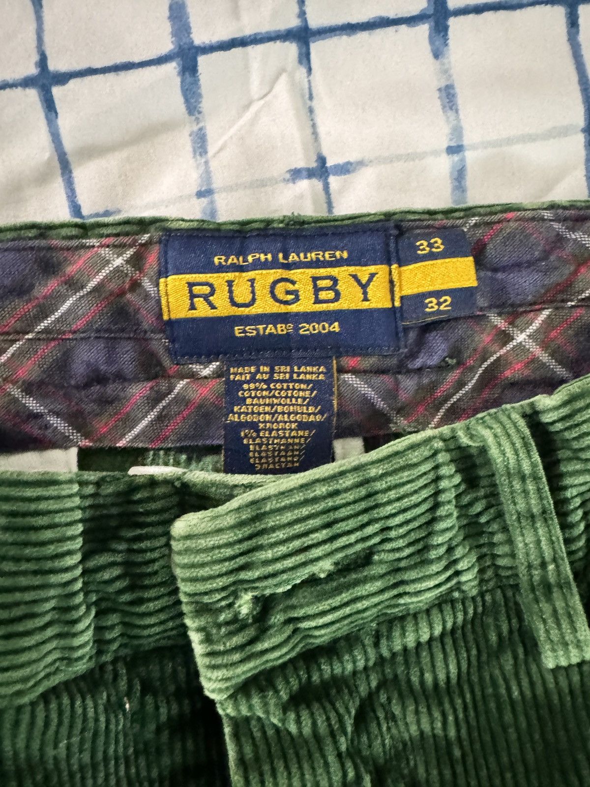 Ralph Lauren Green Corduroy Ralph Lauren Trousers Size US 32 / EU 48 - 2 Thumbnail