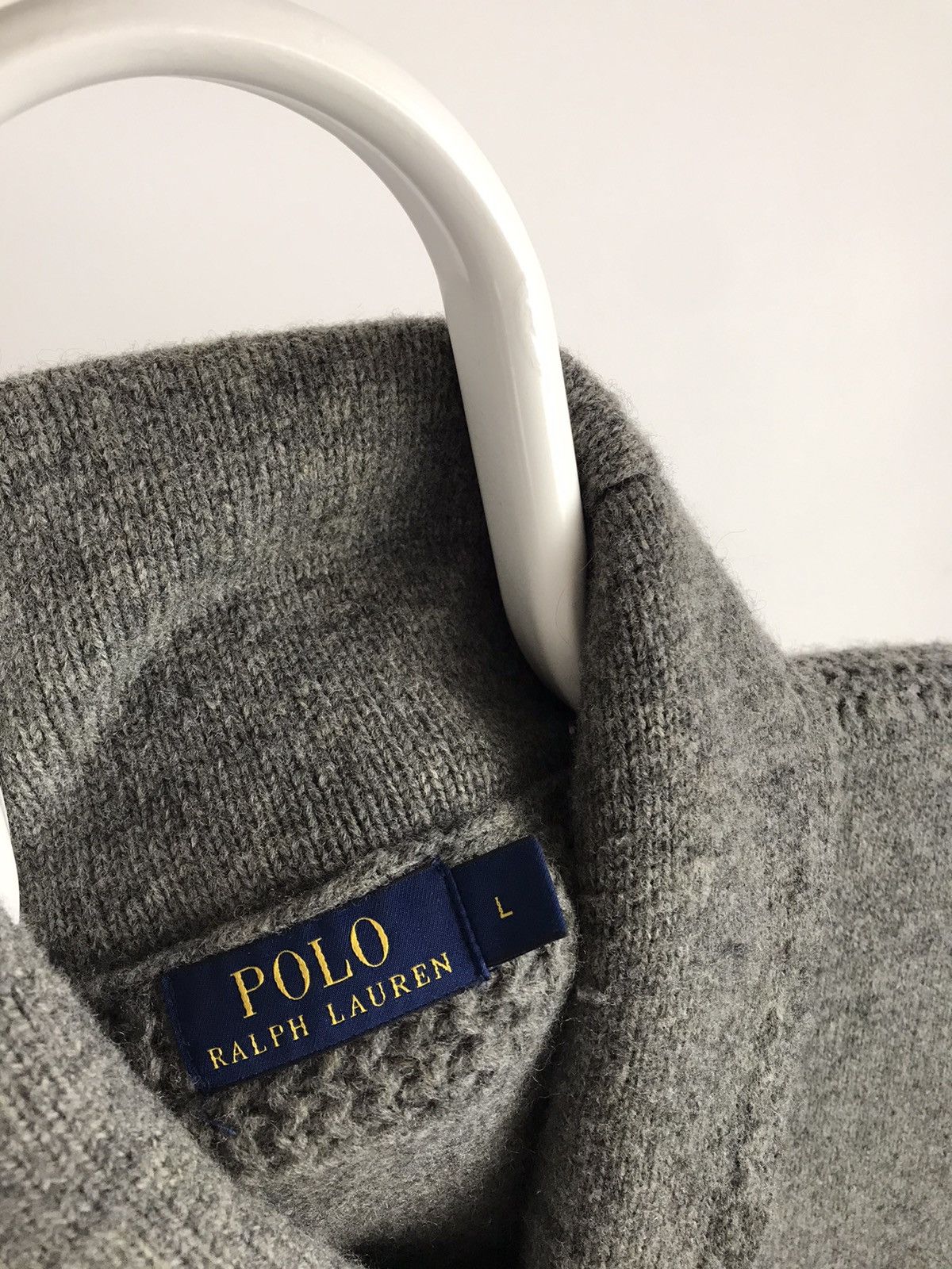 Vintage Vintage Polo Ralph Lauren Wool Sweater Size US L / EU 52-54 / 3 - 2 Thumbnail