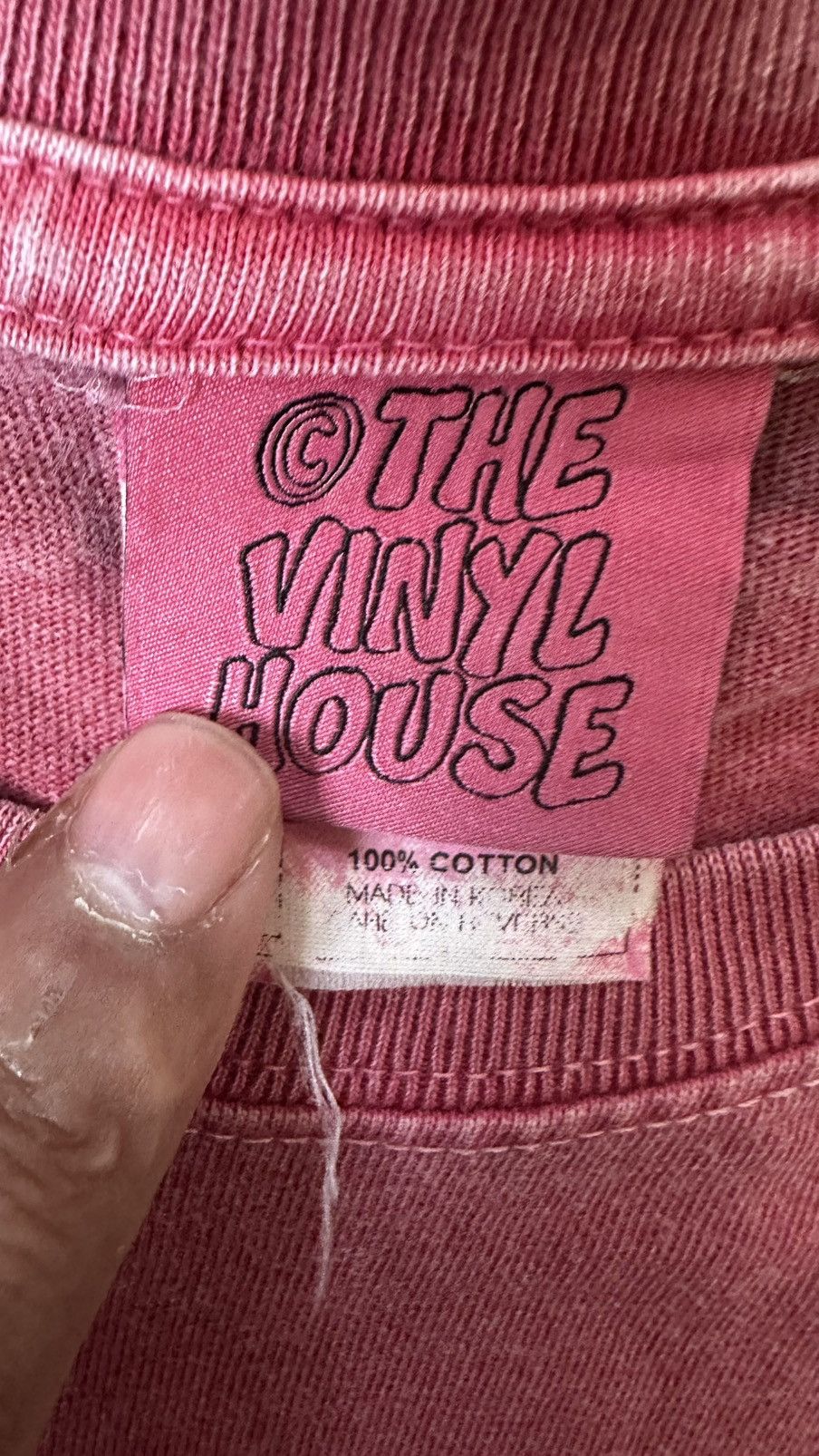Vintage VINTAGE THE VINYL HOUSE TEE Size US L / EU 52-54 / 3 - 5 Thumbnail