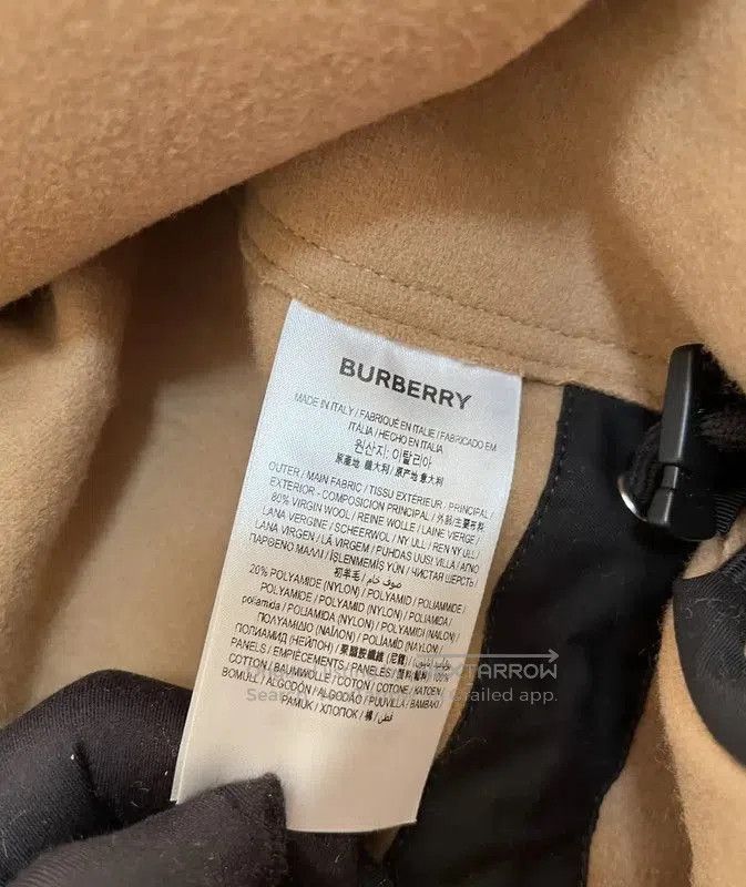 Burberry Burberry Khaki Wool Mid-Length Women's Coat. Size L / US 10 / IT 46 - 5 Thumbnail