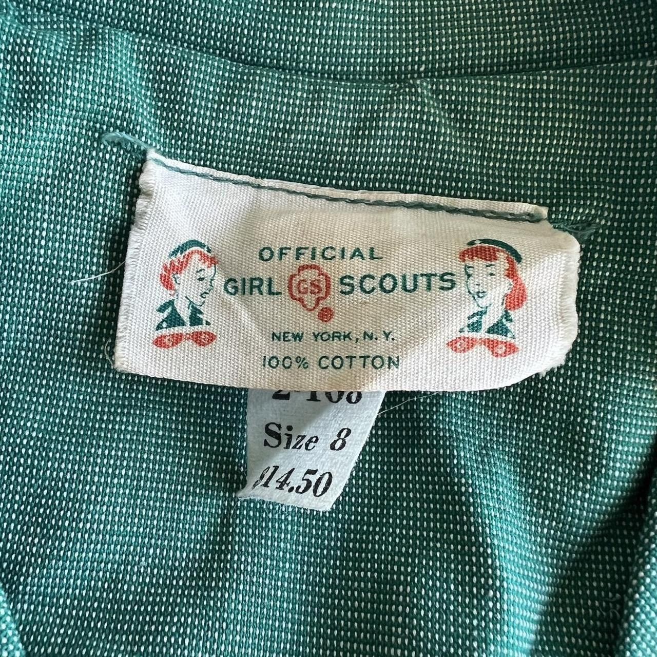 Other Vintage Girl Scouts Uniform Blouse Womens 8 Green Leader 60s Size M / US 6-8 / IT 42-44 - 8 Thumbnail