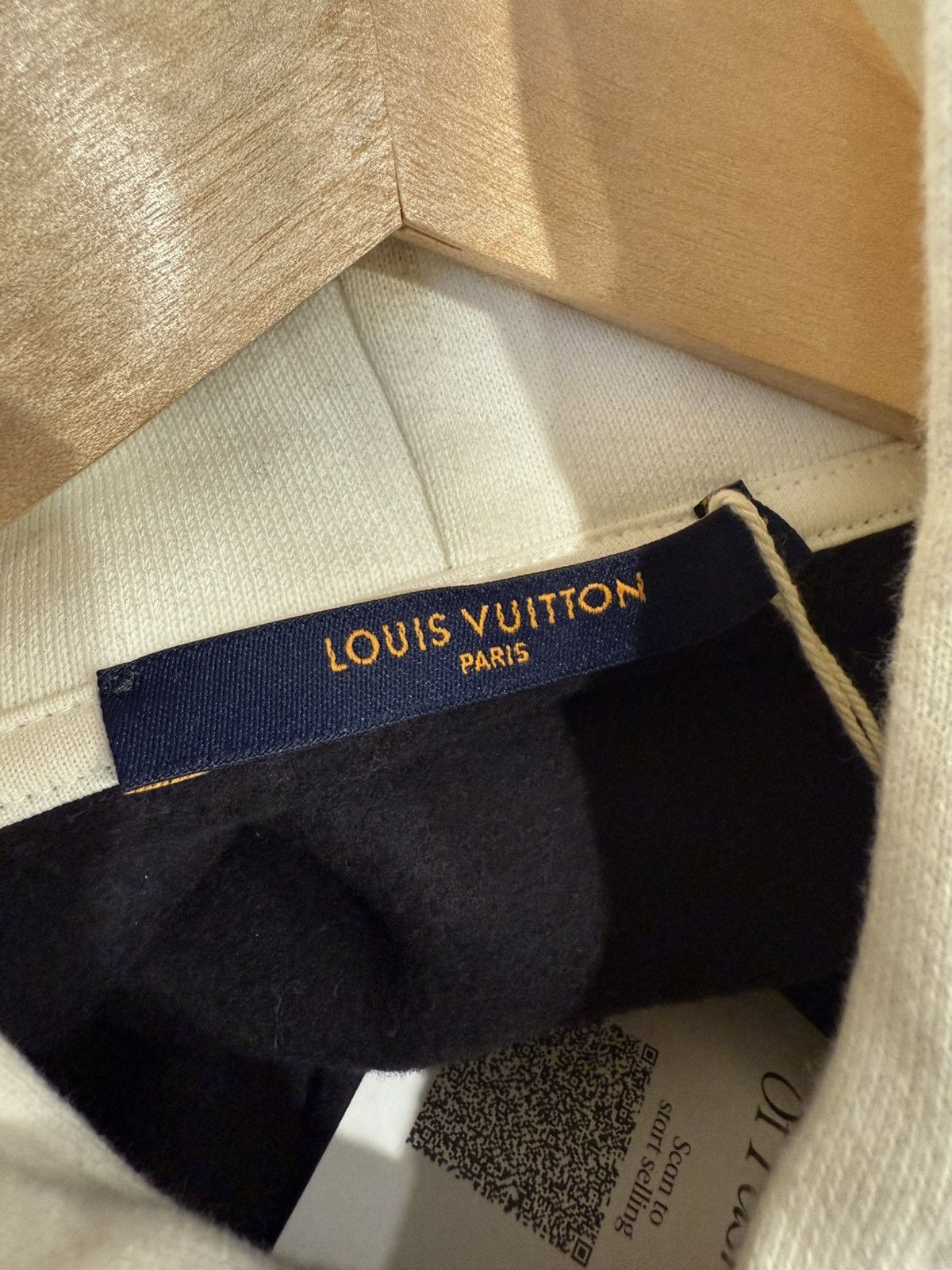 Louis Vuitton Louis Vuitton 2054 Logo Black White Hoodie Size US M / EU 48-50 / 2 - 7 Thumbnail