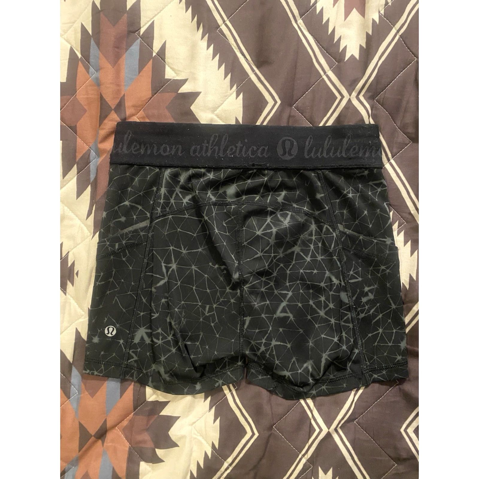 Lululemon Lululemon What The Sport Short Full on Luxtreme Star Crushed Black Sz 4 EUC Women Athletic Shorts Running Gym Cross Training Stars 4 Size 27" / US 4 / IT 40 - 2 Thumbnail