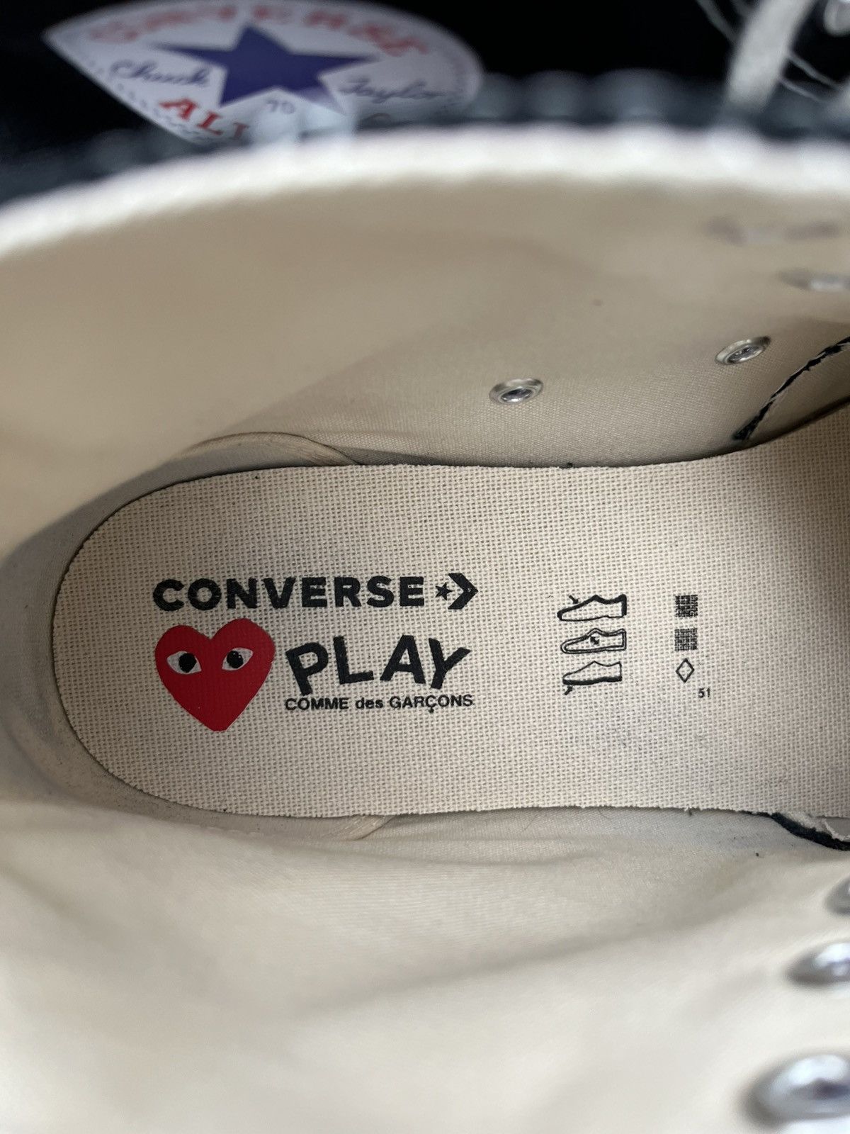 Converse X Comme Des Garçons Chuck 70 High Top Red Sole
