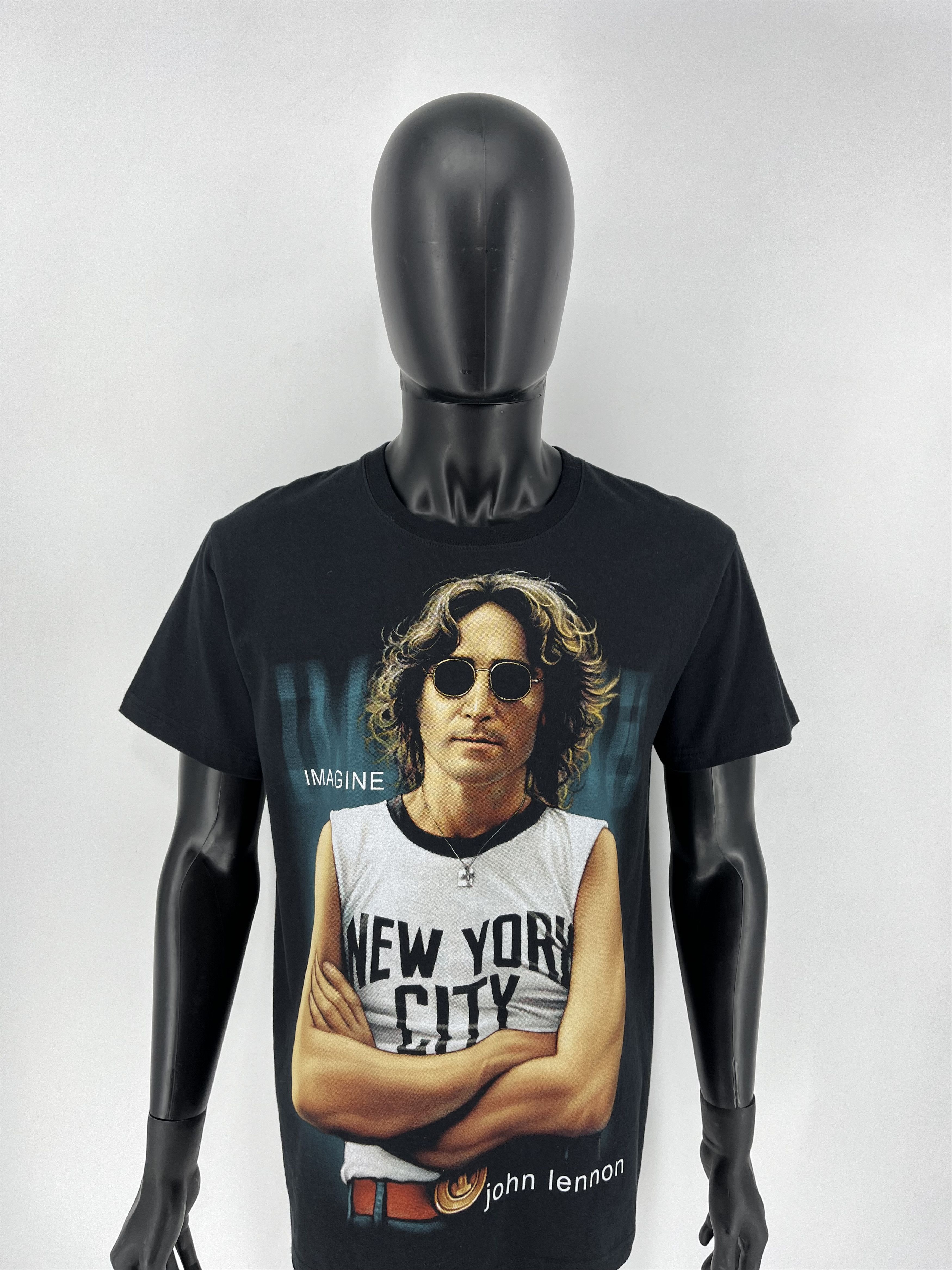 Vintage John Lennon All Over Print Vintage Tee Size US M / EU 48-50 / 2 - 6 Thumbnail