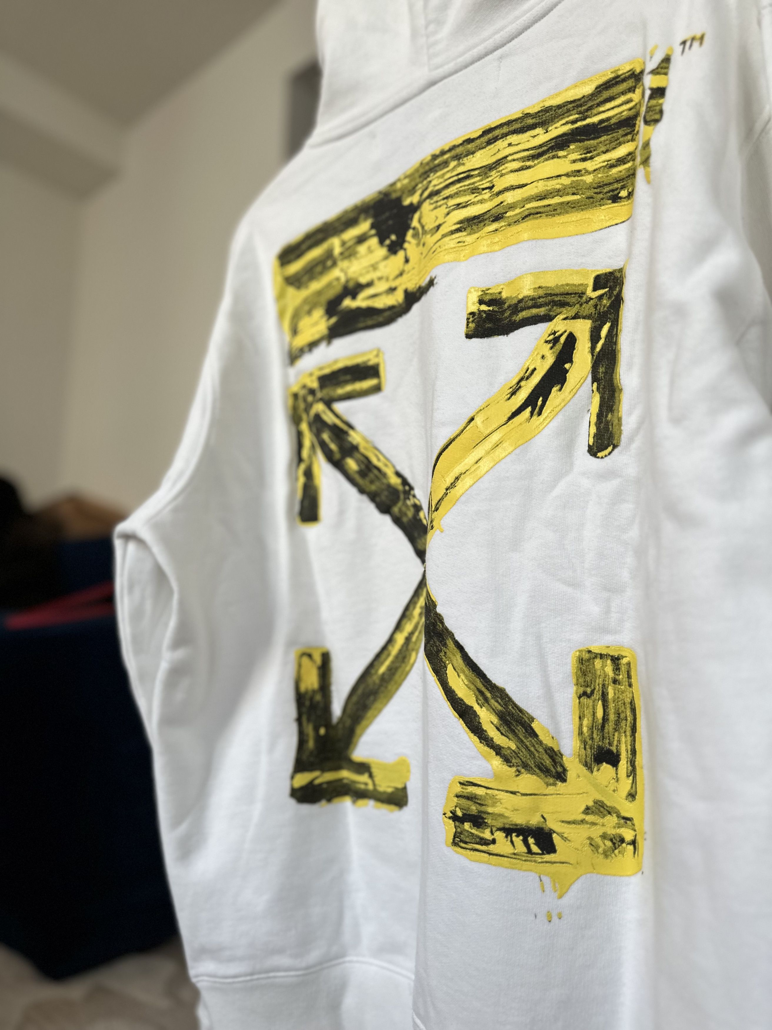 Off-White OFF-WHITE Acrylic Arrows Hoodie Size US L / EU 52-54 / 3 - 4 Thumbnail