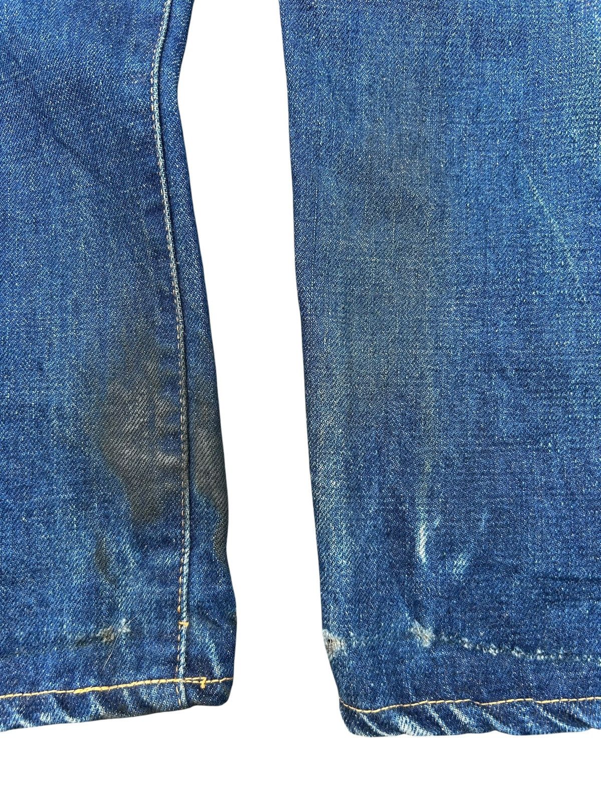 Kapital Vintage Blue Blue Hr Market Selvedge Distressed denim jeans Size US 30 / EU 46 - 5 Thumbnail