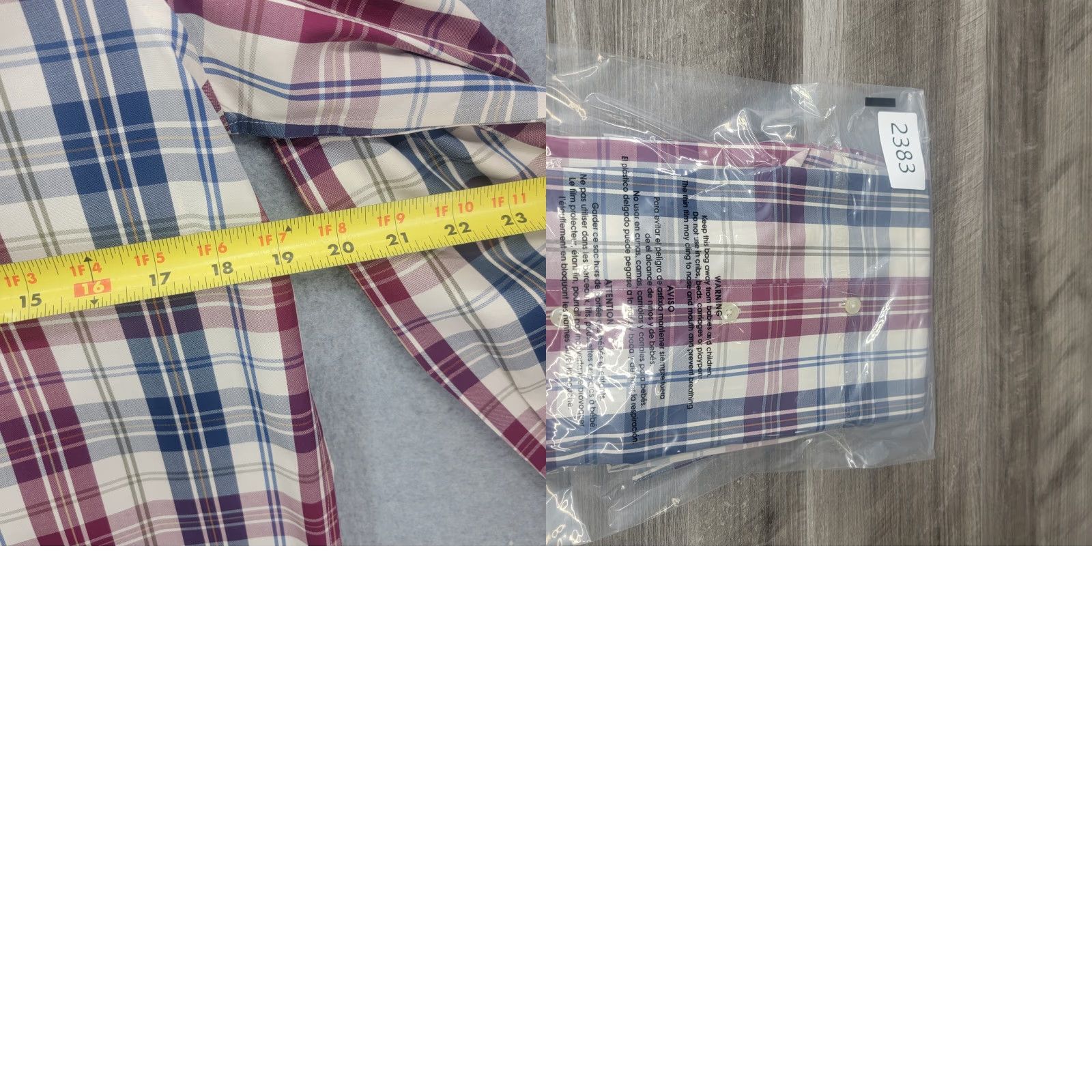 Orvis Orvis Shirt womens Size 10 Long Sleeve Wrinkle Free Cotton Tartan Plaid Button Size L / US 10 / IT 46 - 8 Thumbnail