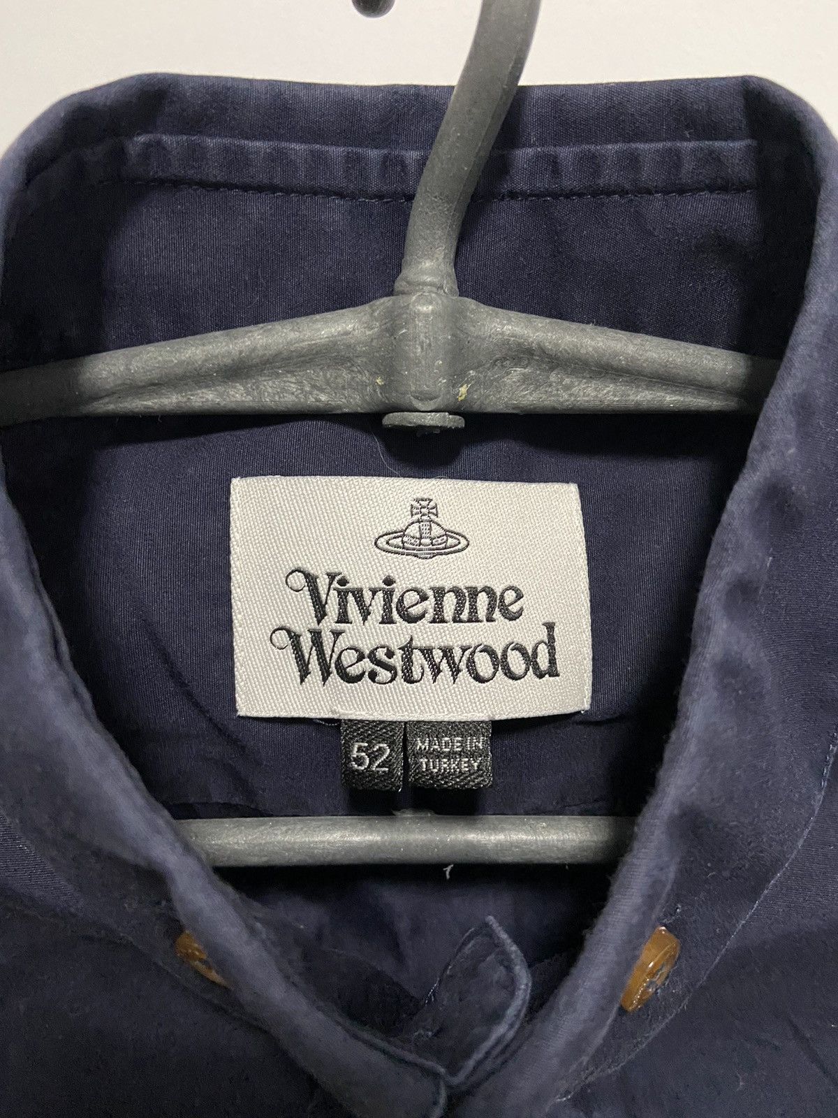 Vintage × Vivienne Westwood Vivienne Westwood Botton Ups Shirts Vintage Orb Logo Luxury Size US L / EU 52-54 / 3 - 4 Thumbnail