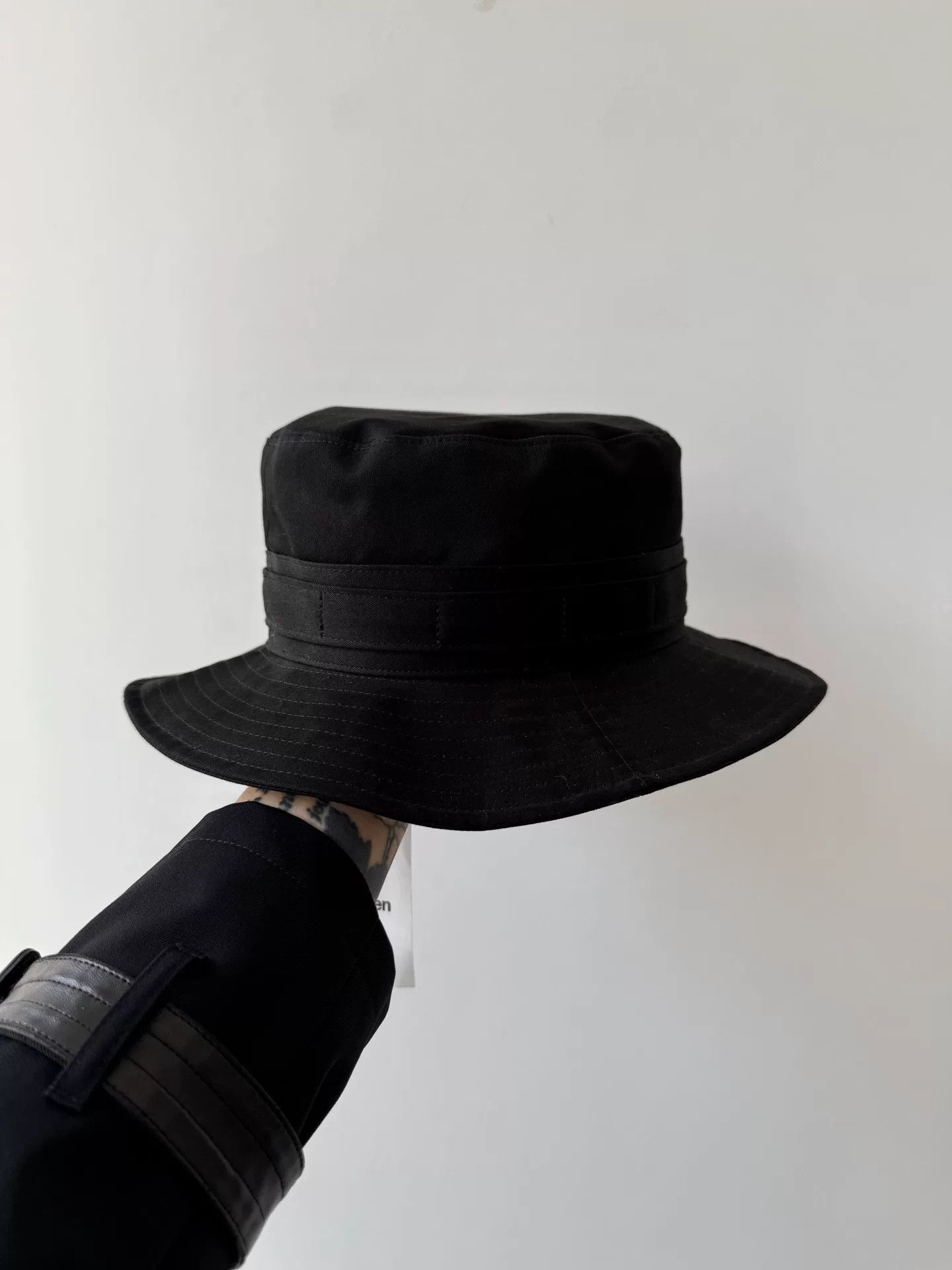 Y's for Men Yohji Yamamoto Y's Black Bucket Hat Size ONE SIZE - 1 Thumbnail