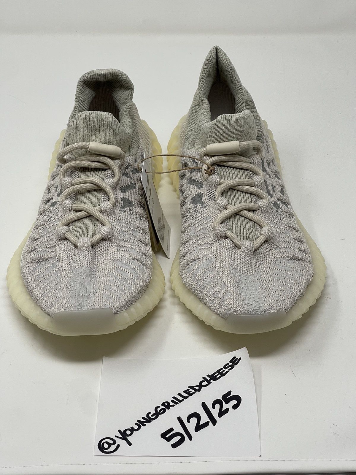 Adidas × Yeezy DEADSTOCK Yeezy 350 V2 CMPCT Slate Bone Size 6.5 Size US 6.5 / EU 39-40 - 6 Thumbnail