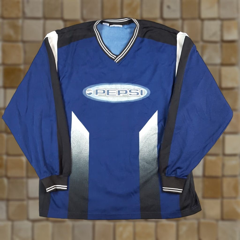 Vintage VINTAGE Pepsi Jersey Tee Men XL Blue 90s Retro Logo Sports T Shirt Cotton Short Sleeve Crew Neck Embroidered Logo Size US XL / EU 56 / 4 - 1 Thumbnail