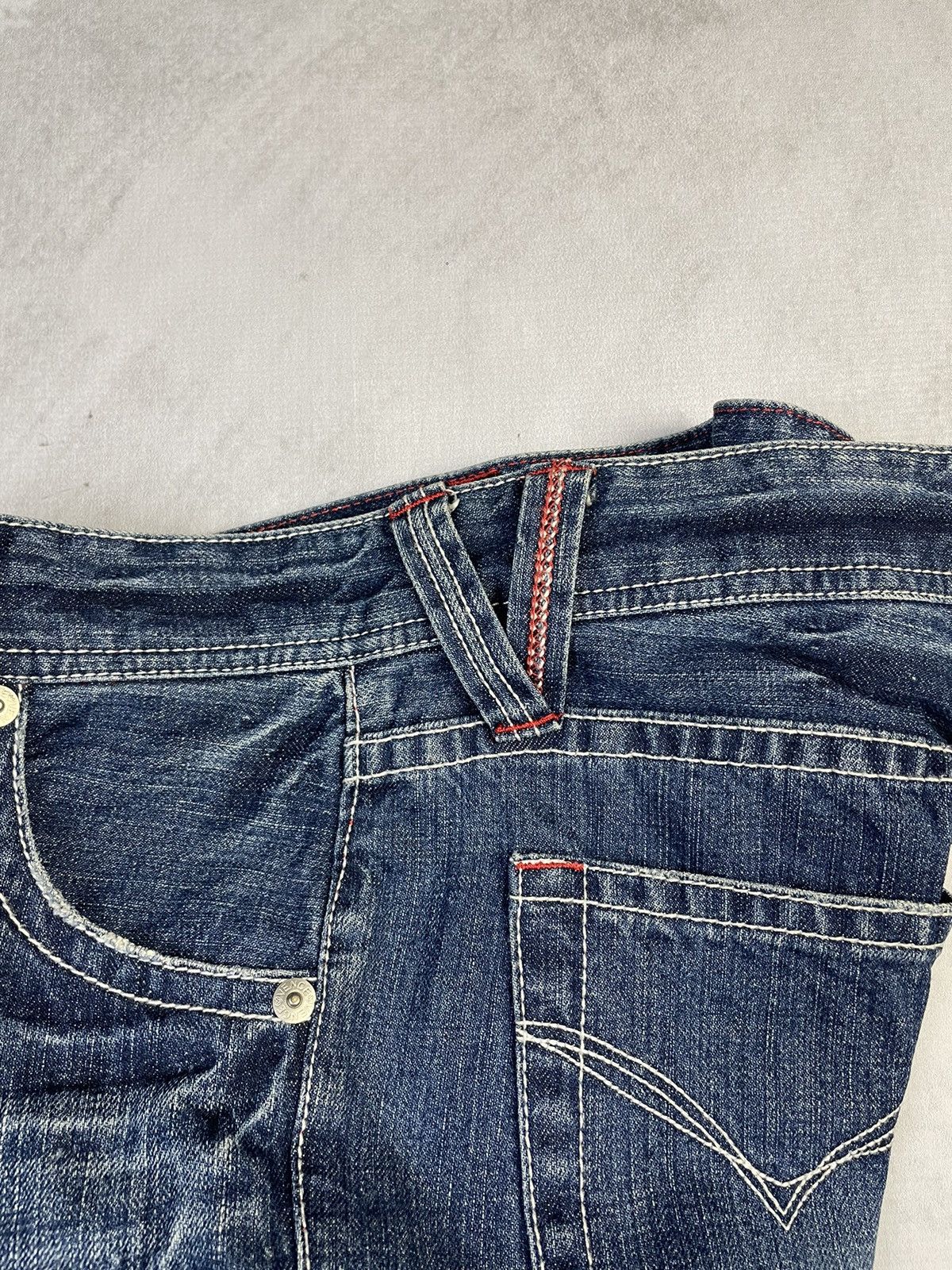 If Six Was Nine 2000s Vence 🇯🇵 Spiral Cut Flare Jeans Size US 30 / EU 46 - 9 Thumbnail