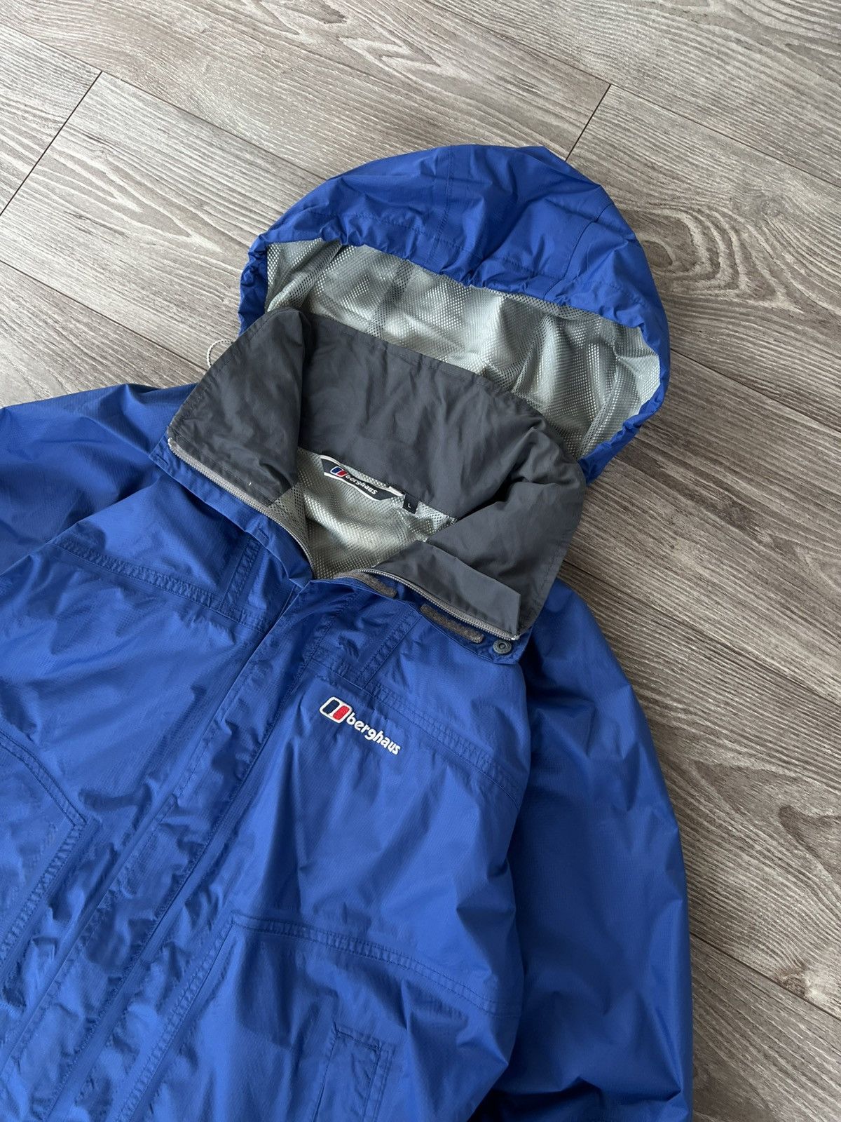 Berghaus × Goretex Berghaus Packable Gore Tex Waterproof Shell Gorpcore Jacket Size US L / EU 52-54 / 3 - 8 Thumbnail