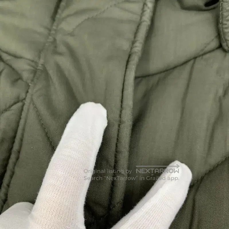 Burberry Burberry Women's Military Green Cotton Puffer Jacket. Size S / US 4 / IT 40 - 9 Thumbnail