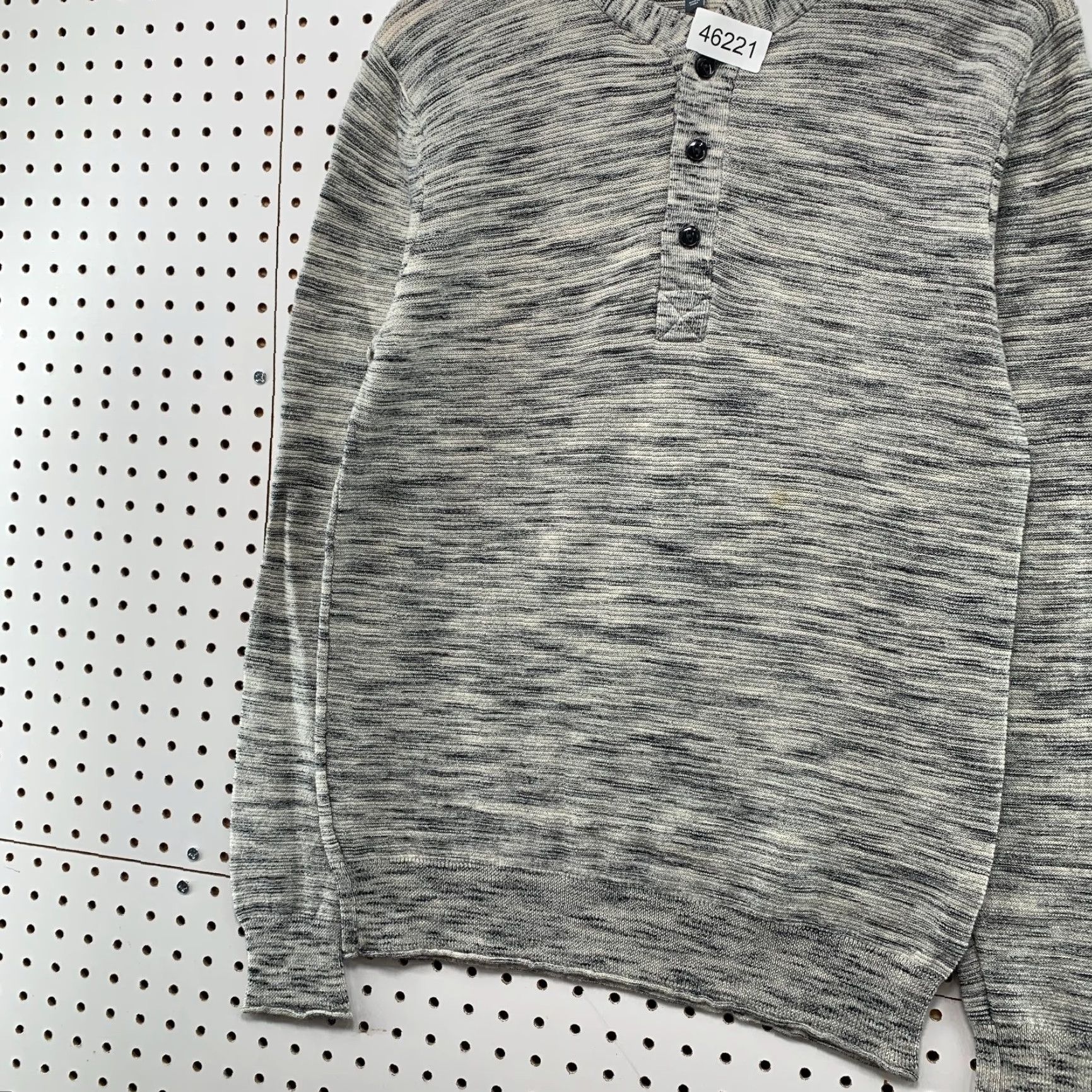Bonobos Bonobos Wool Henley Sweater Mens M Heathered Gray 100% Extra Fine Merino - Bonobos Wool Henley Sweater Mens M Heathered Gray 100% Extra Fine Merino Size US M / EU 48-50 / 2 - 6 Thumbnail
